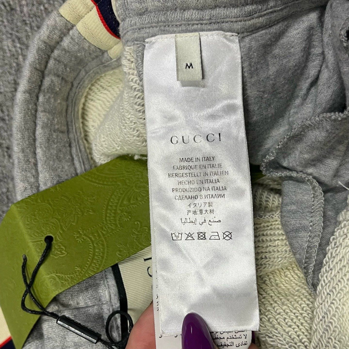 Gucci gucci gray classic tiger head jogger pants Size US 28 / EU 44 - 5 Thumbnail