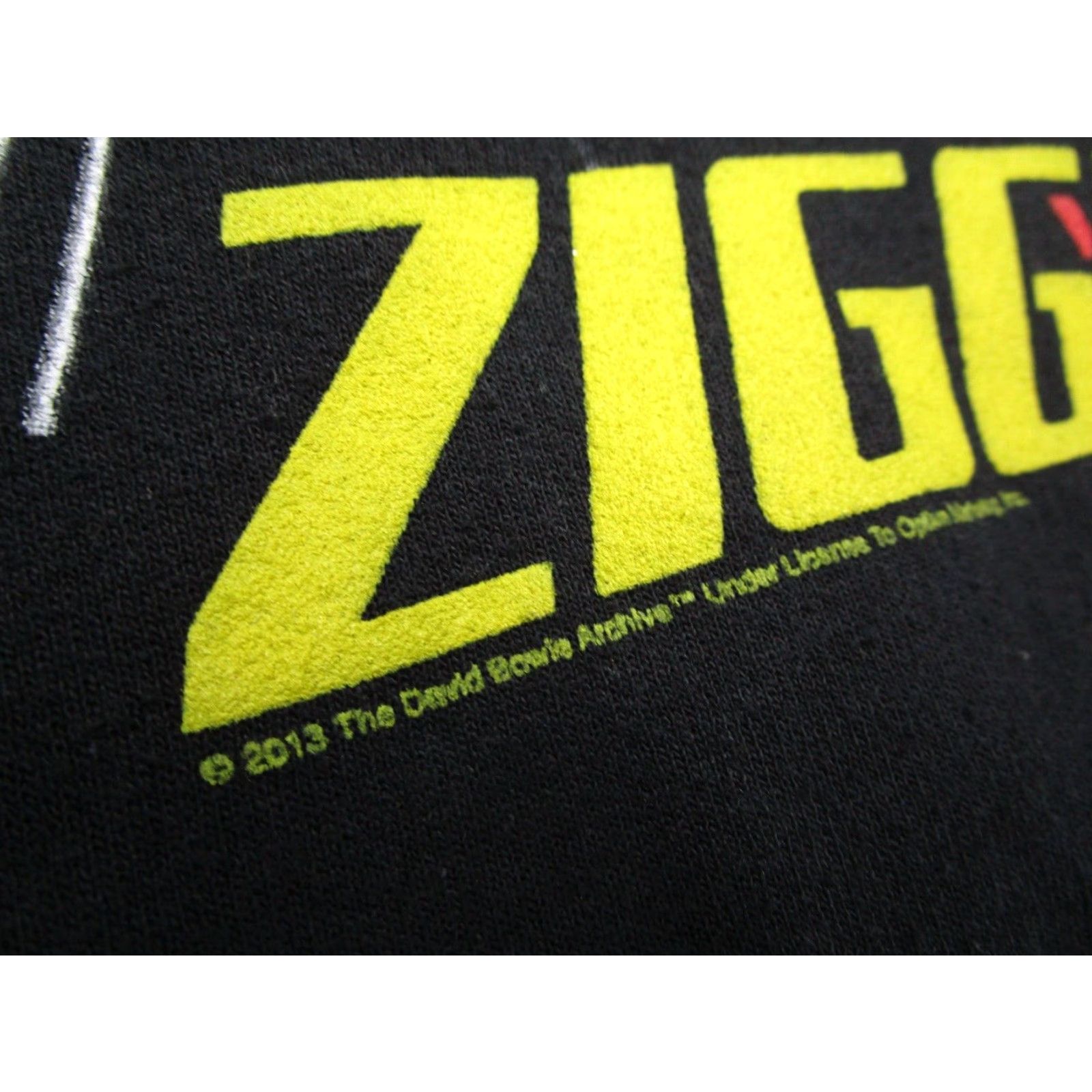 Gildan Gildan David Bowie Mens Small Black Ziggy Stardust Fleece Sweatshirt Pullover Music 80s 90s Size US S / EU 44-46 / 1 - 4 Thumbnail