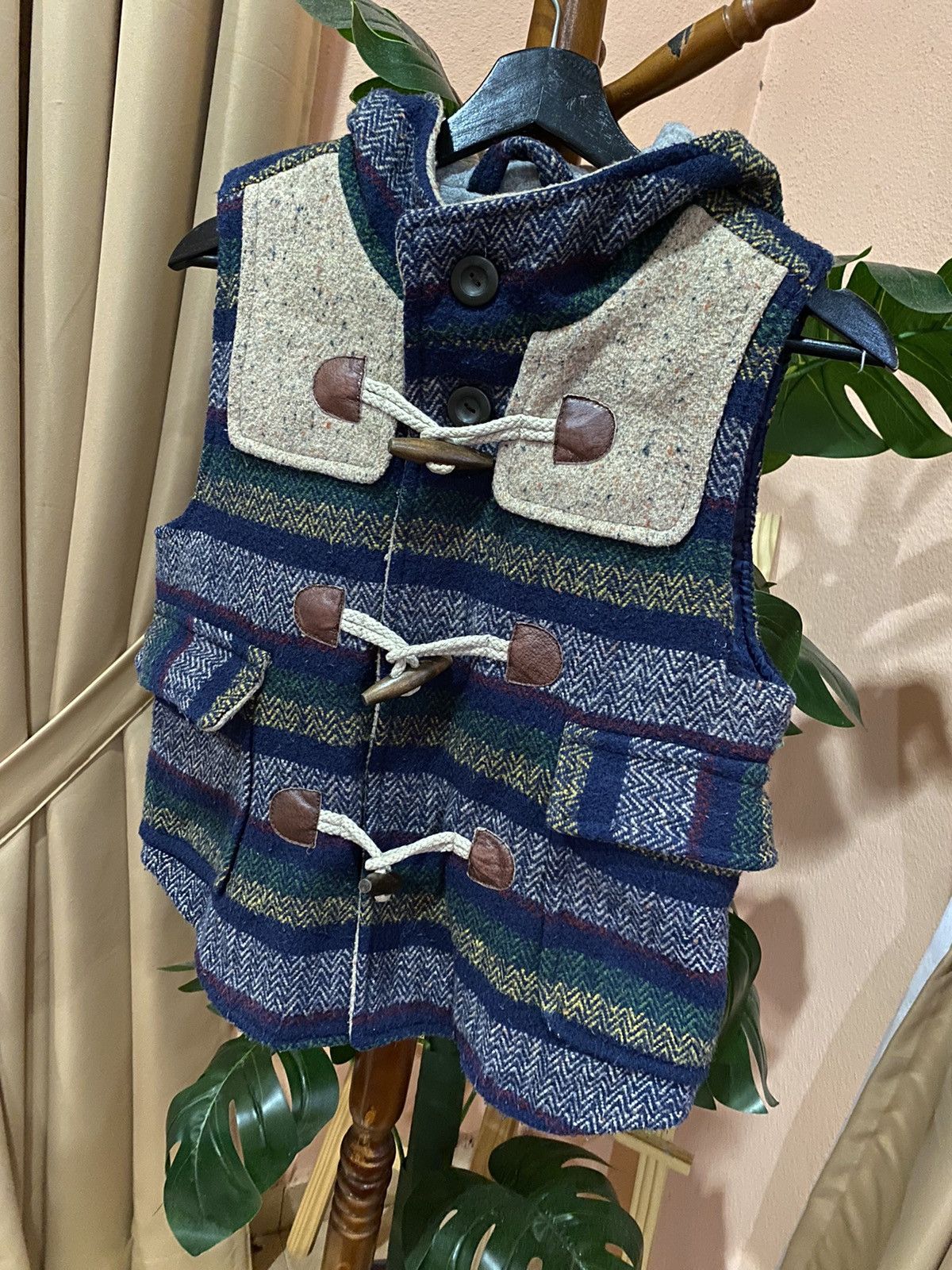 Japanese Brand Cube Sugar Vintage Vest - 1989 Heritage Workwear Design Size US S / EU 44-46 / 1 - 2 Thumbnail