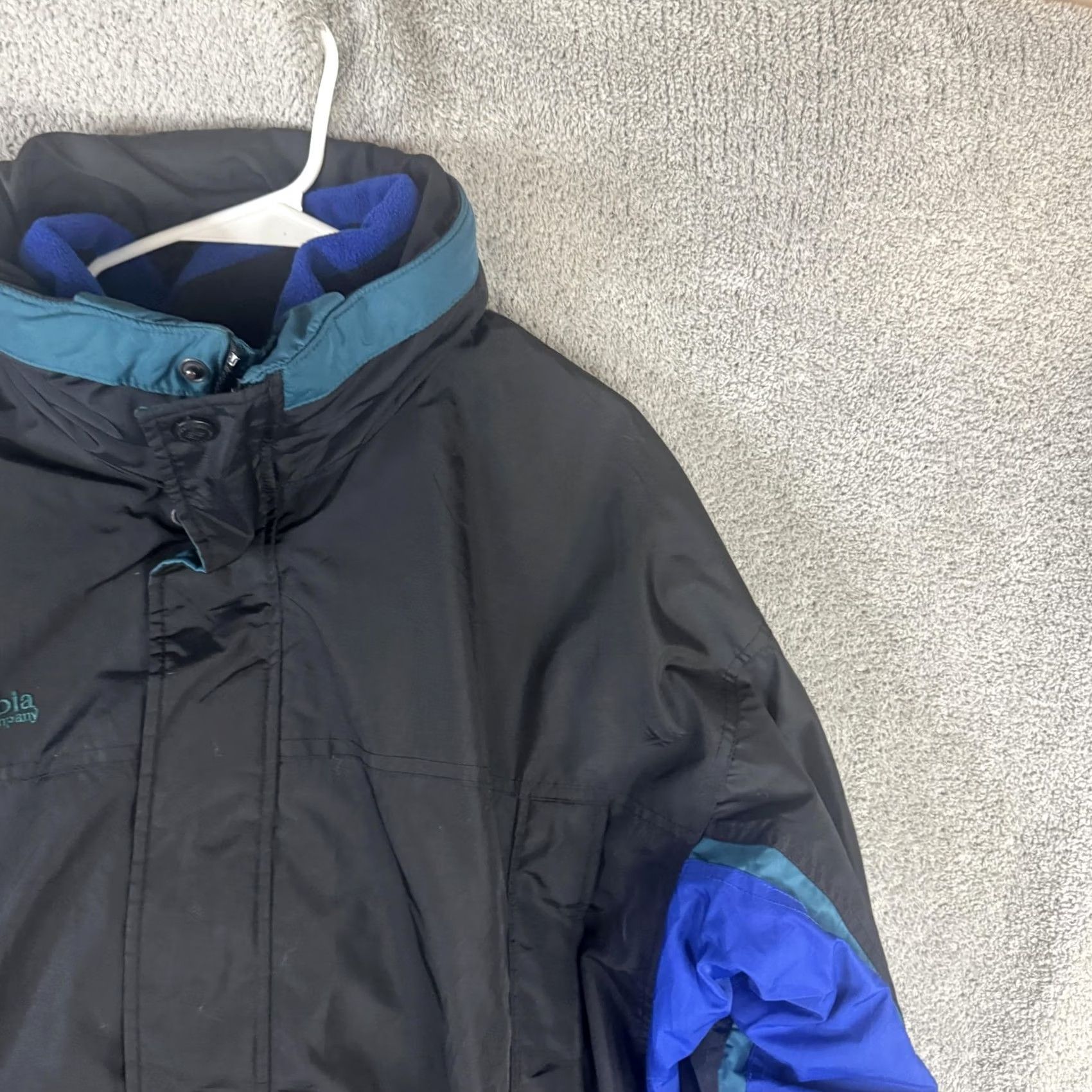Vintage VINTAGE Columbia Jacket Mens L Black Parka Long's Peak 90s Outdoor Ski Mid-Length Size US L / EU 52-54 / 3 - 4 Thumbnail