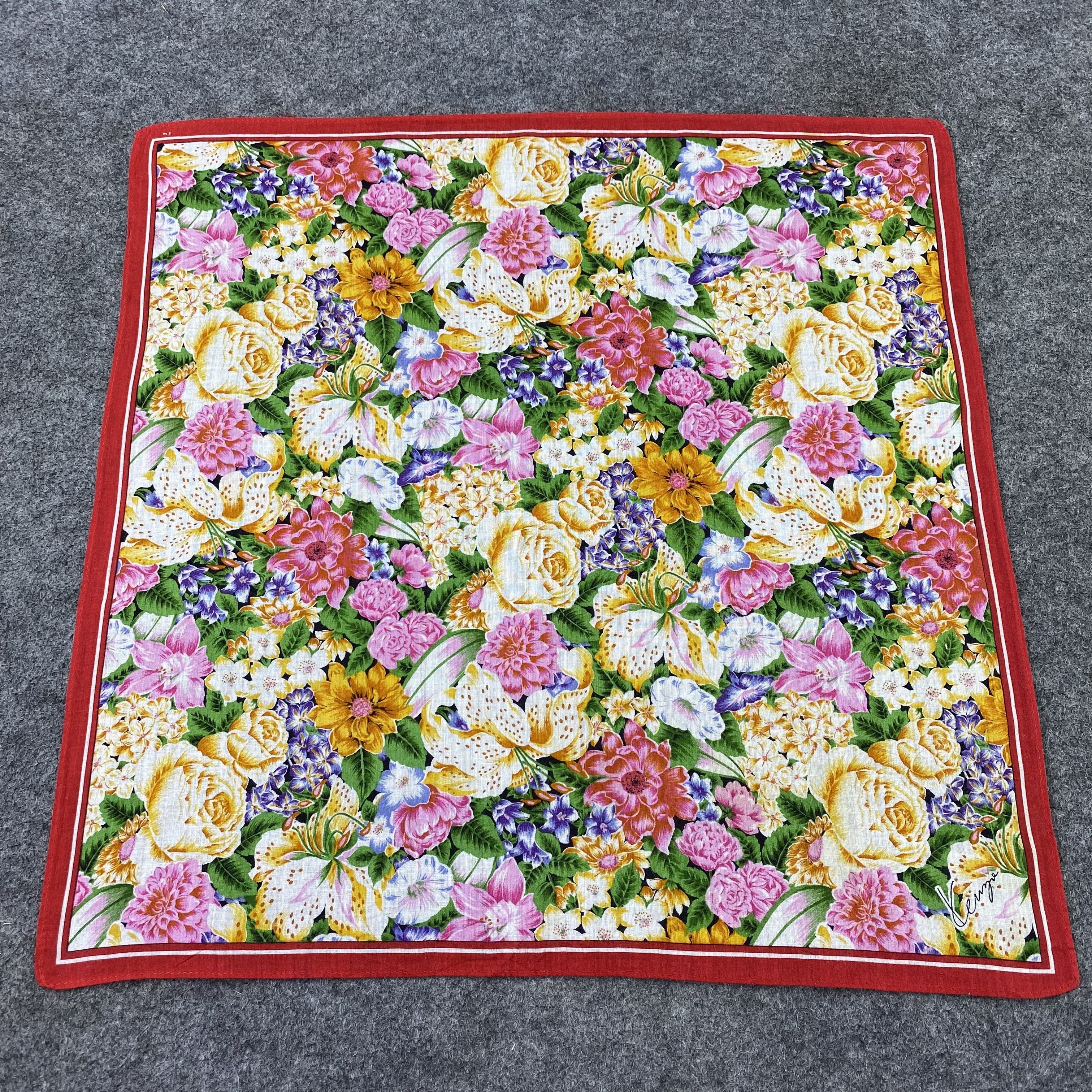 Kenzo Kenzo Handkerchief / Bandana / Neckerchief-B1282 Size ONE SIZE - 3 Thumbnail