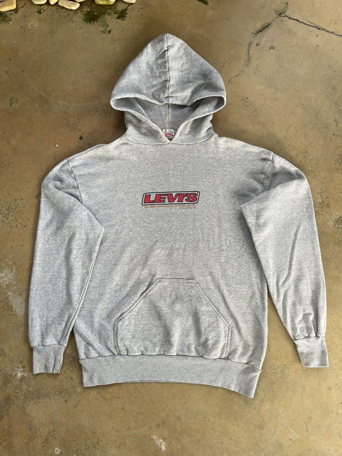 Levi's Vintage 1998 Levi’s Gray Hoodie – Made in Japan – Size L Size US L / EU 52-54 / 3 - 1 Thumbnail