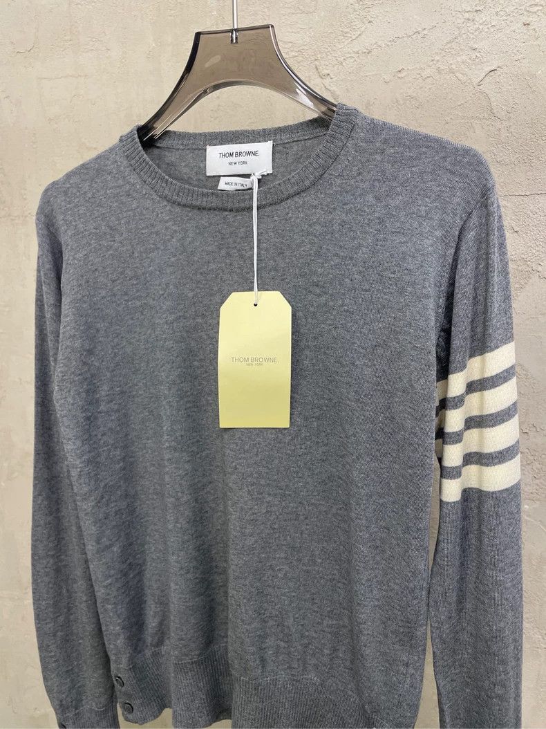 Thom Browne Thom Browne size0 Gray cardigan jacket Size US XS / EU 42 / 0 - 2 Thumbnail