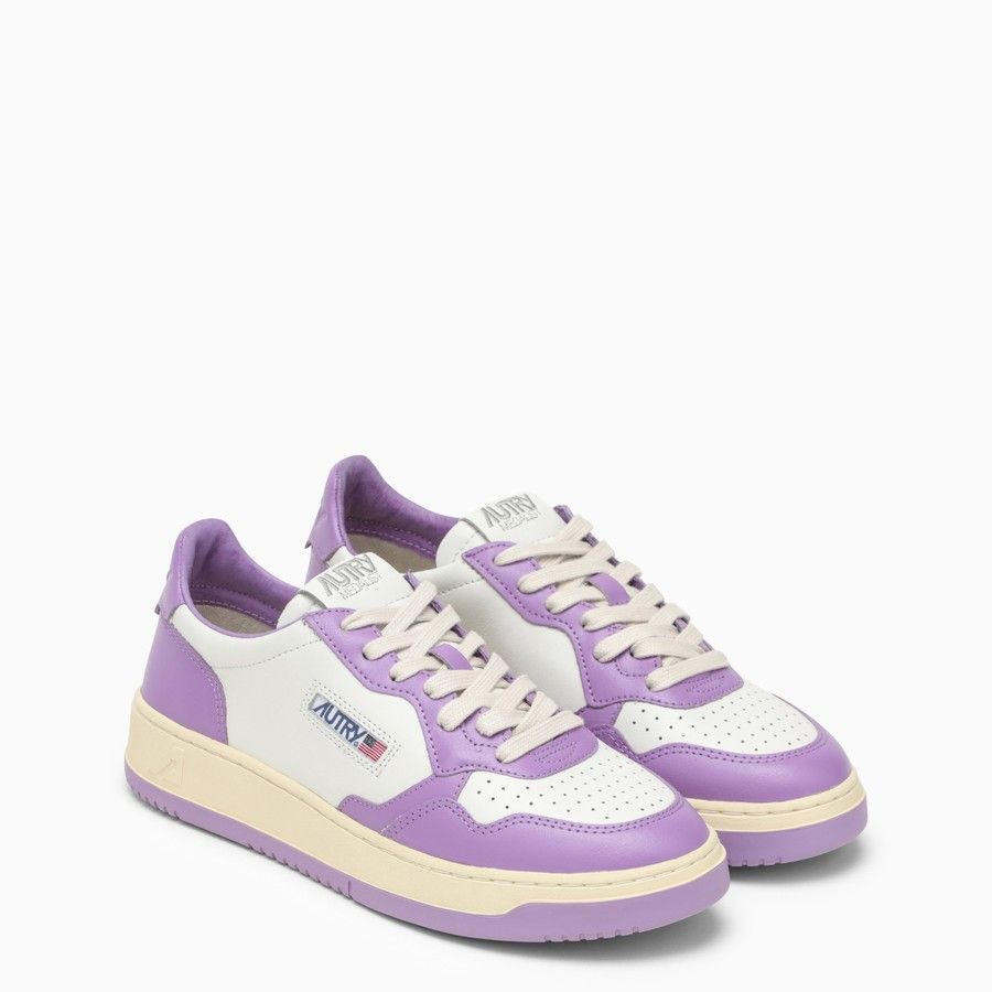 AUTRY o1d2blof0824 Low-Top Trainers in White & Purple Size US 6 / IT 36 - 2 Thumbnail