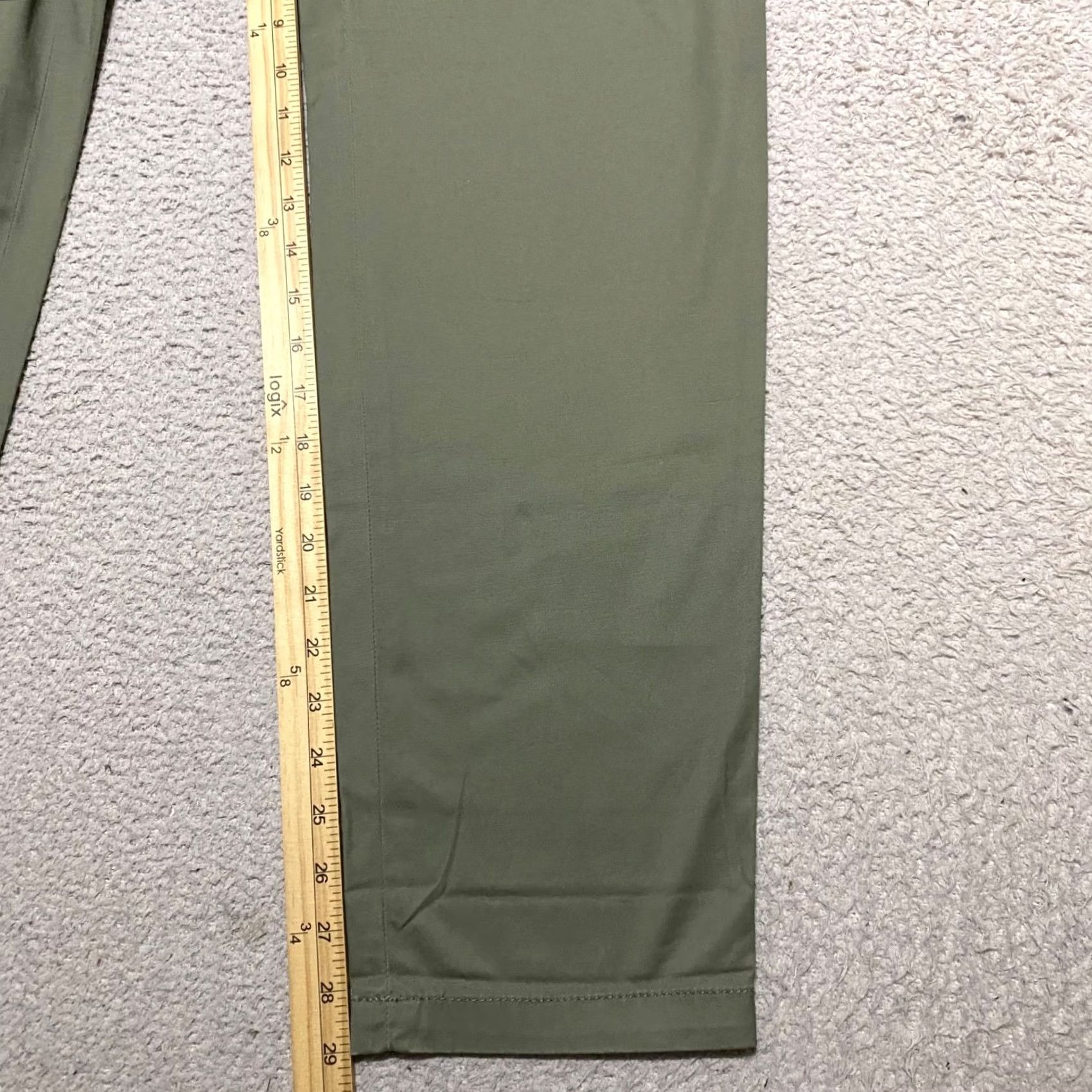 Talbots Talbots Womens Pants Green sz 4 Chino Business Casual Mid Rise Straight Relaxed Size 27" / US 4 / IT 40 - 6 Thumbnail