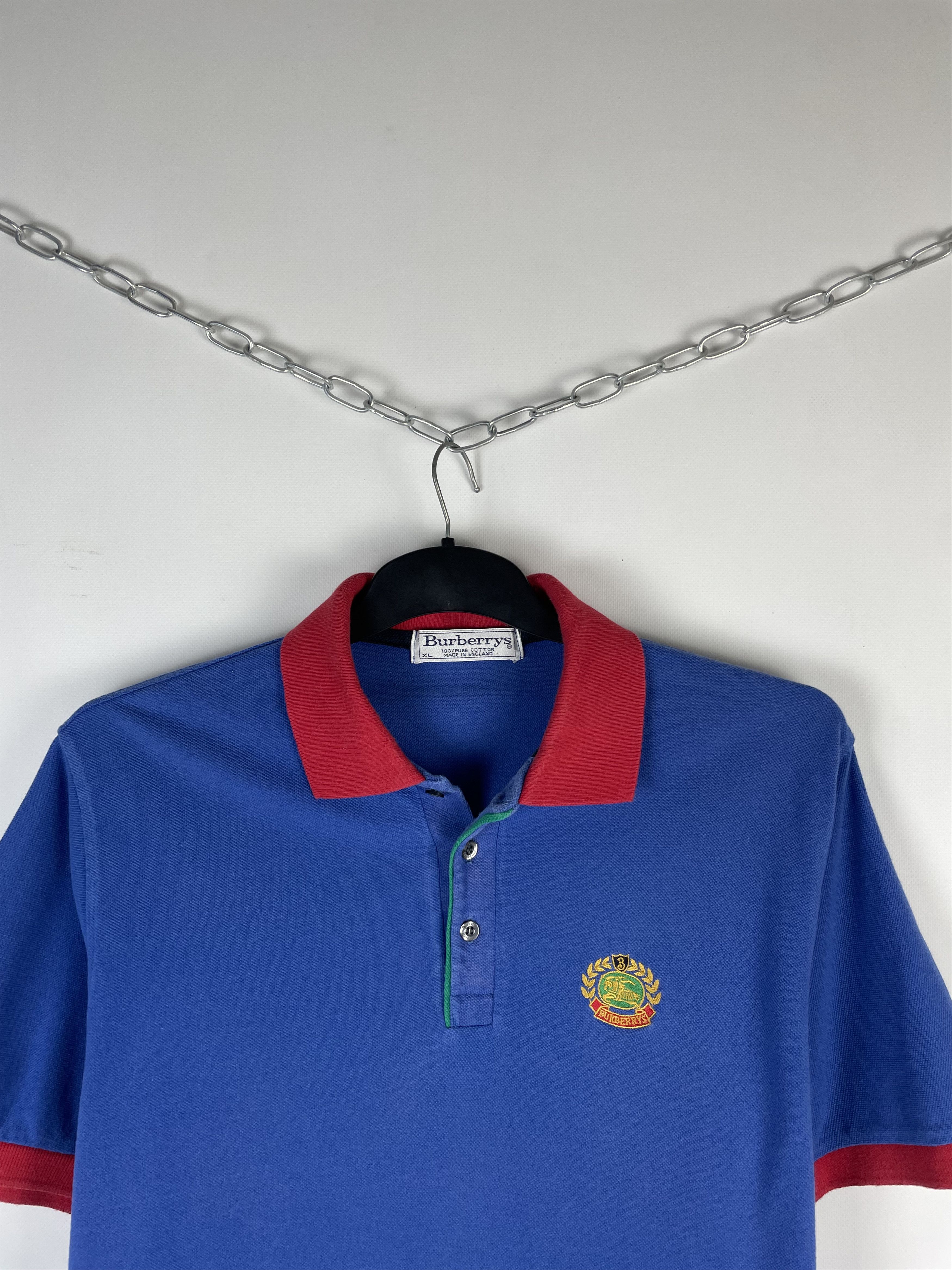 Burberry VIintage Burberry Polo Shirt Size US XL / EU 56 / 4 - 3 Thumbnail