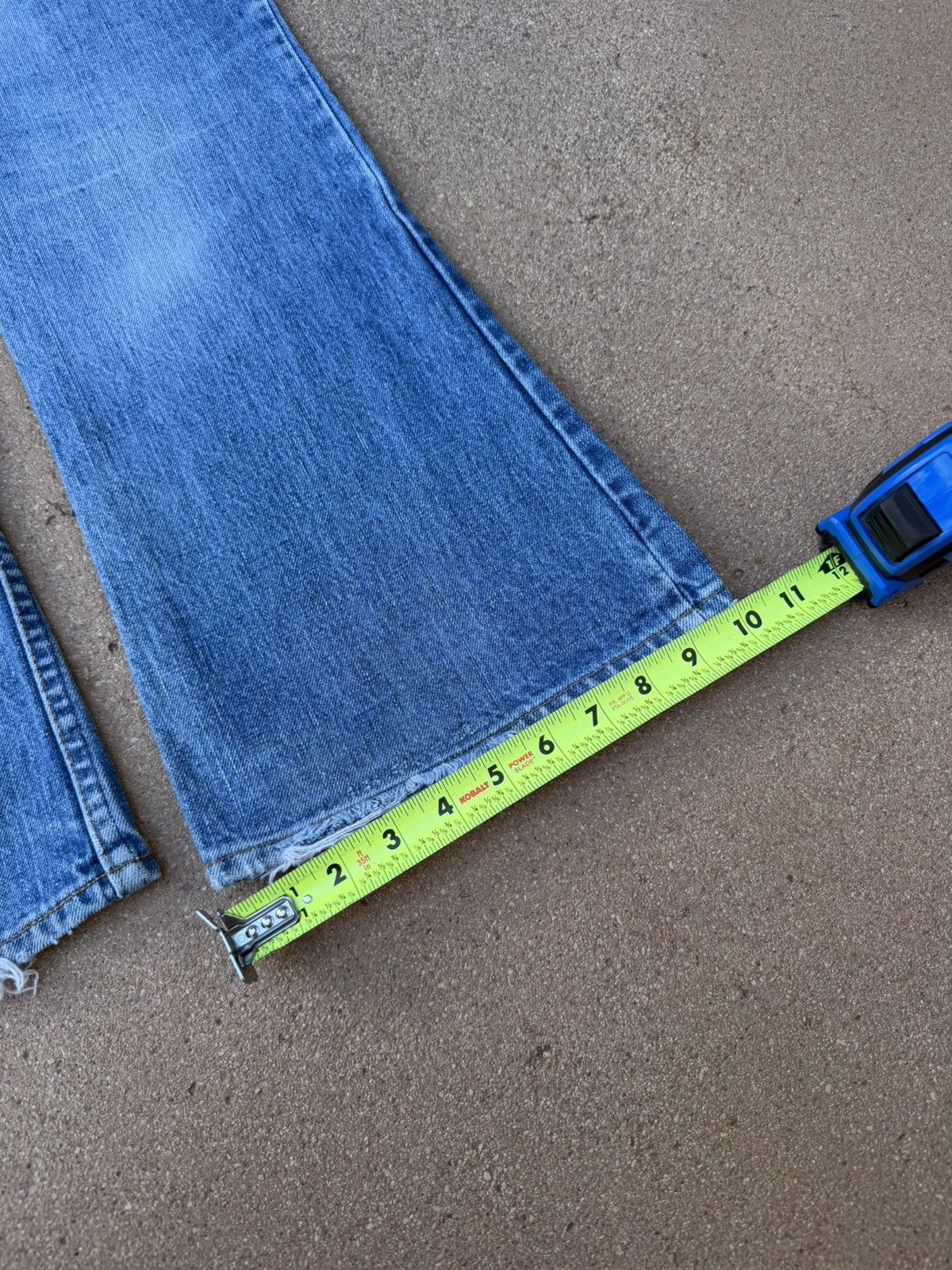 Levi's Vtg 70’s Levi’s 646 Orange Tab Bellbottom Flare Jeans 33x30 Size US 33 - 12 Thumbnail