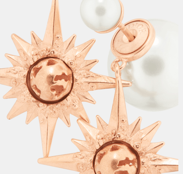 Dior o1w1db10424 Size: OS Dior Tribales Earrings in White/Pink Size ONE SIZE - 4 Thumbnail