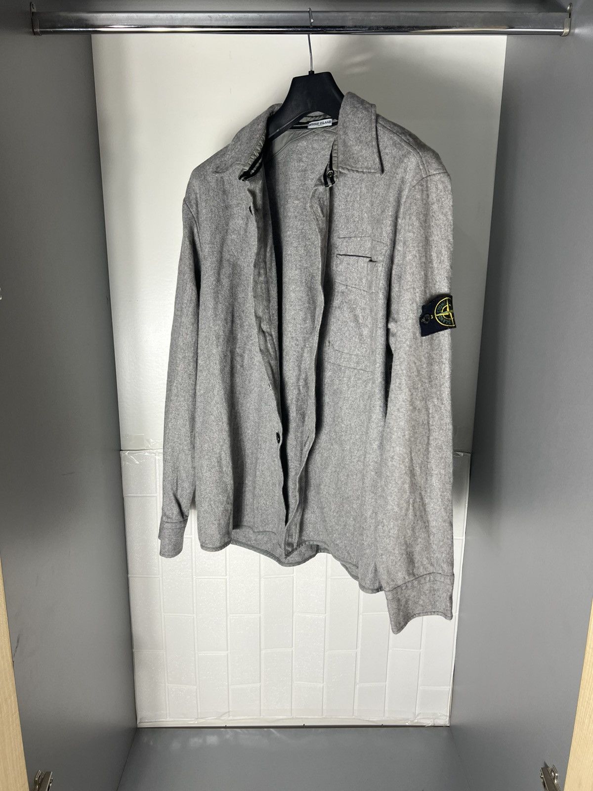 Stone Island × Vintage VERY RARE STONE ISLAND OVER-SHIRT RETRO ITALIAN DESIGNER 90s Size US XXL / EU 58 / 5 - 4 Thumbnail