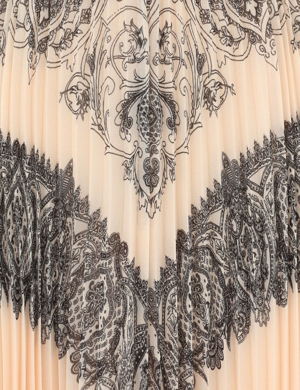 Zimmermann oc11z0825 Sunray Pleated Skirt in Macadamia/Black Size 27" / US 4 / IT 40 - 6 Thumbnail