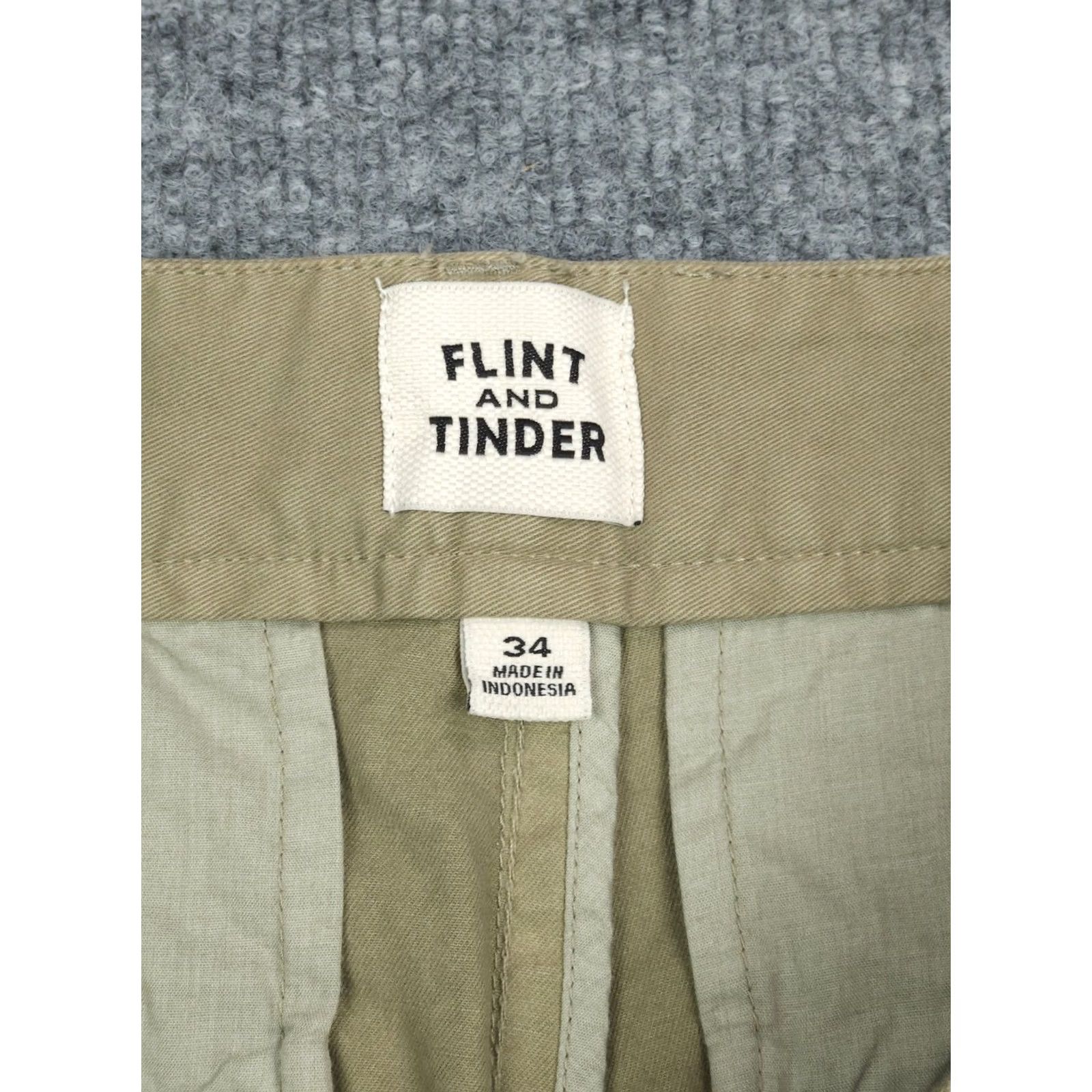 Flint And Tinder Flint and Tinder Huckberry Shorts Men's Beige 33 7" Inseam Cotton Size US 33 - 5 Thumbnail