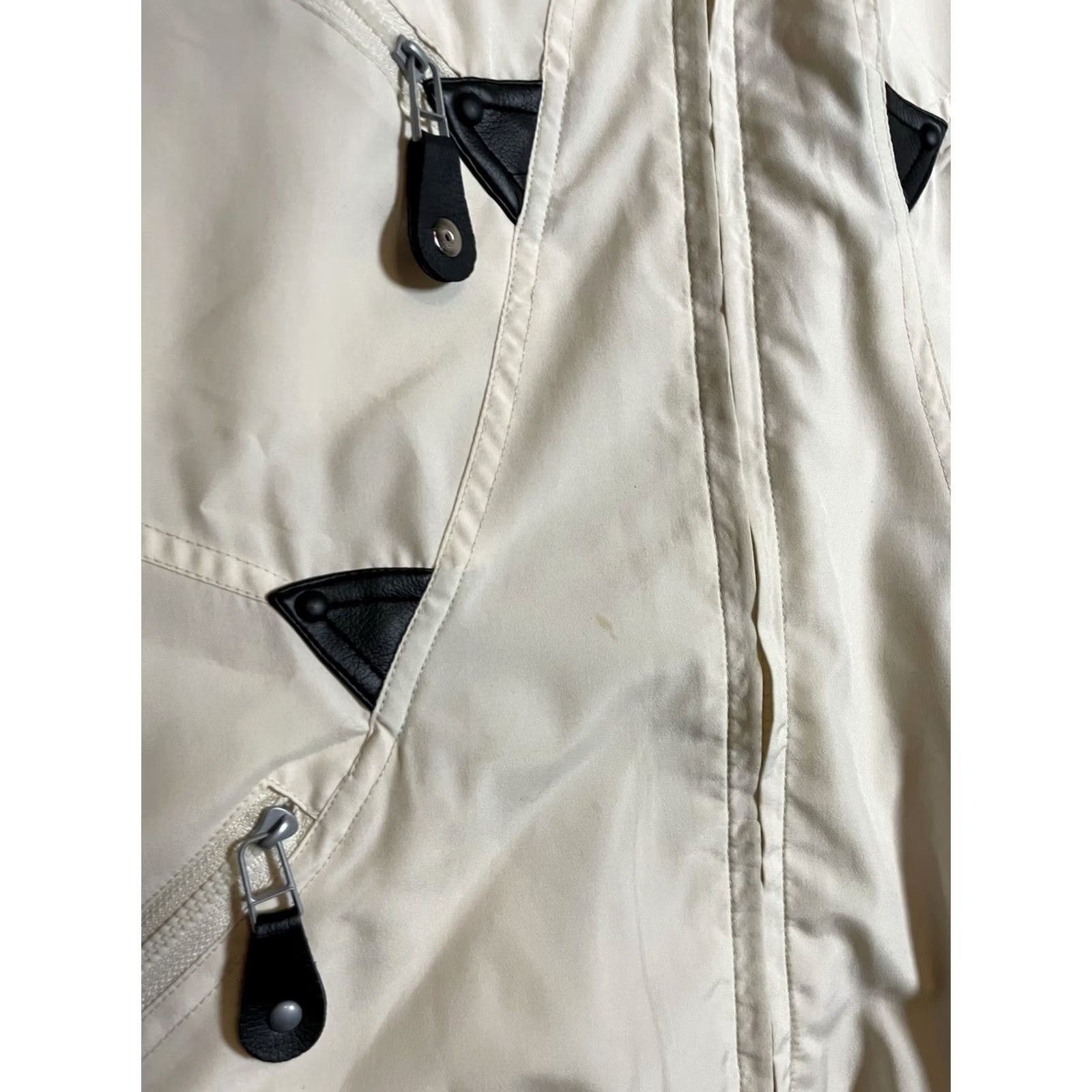 Vintage Jamie Sadock Jacket Womens M White Full Zip Pockets Removable Sleeves Basic Activewear Athleisure Golf Size M / US 6-8 / IT 42-44 - 5 Thumbnail