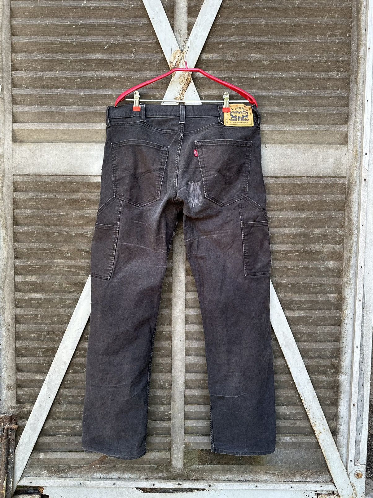 Levi's 👹Vintage Sun Faded Levi’s Carpenter Baggy Jeans Size US 34 / EU 50 - 4 Thumbnail