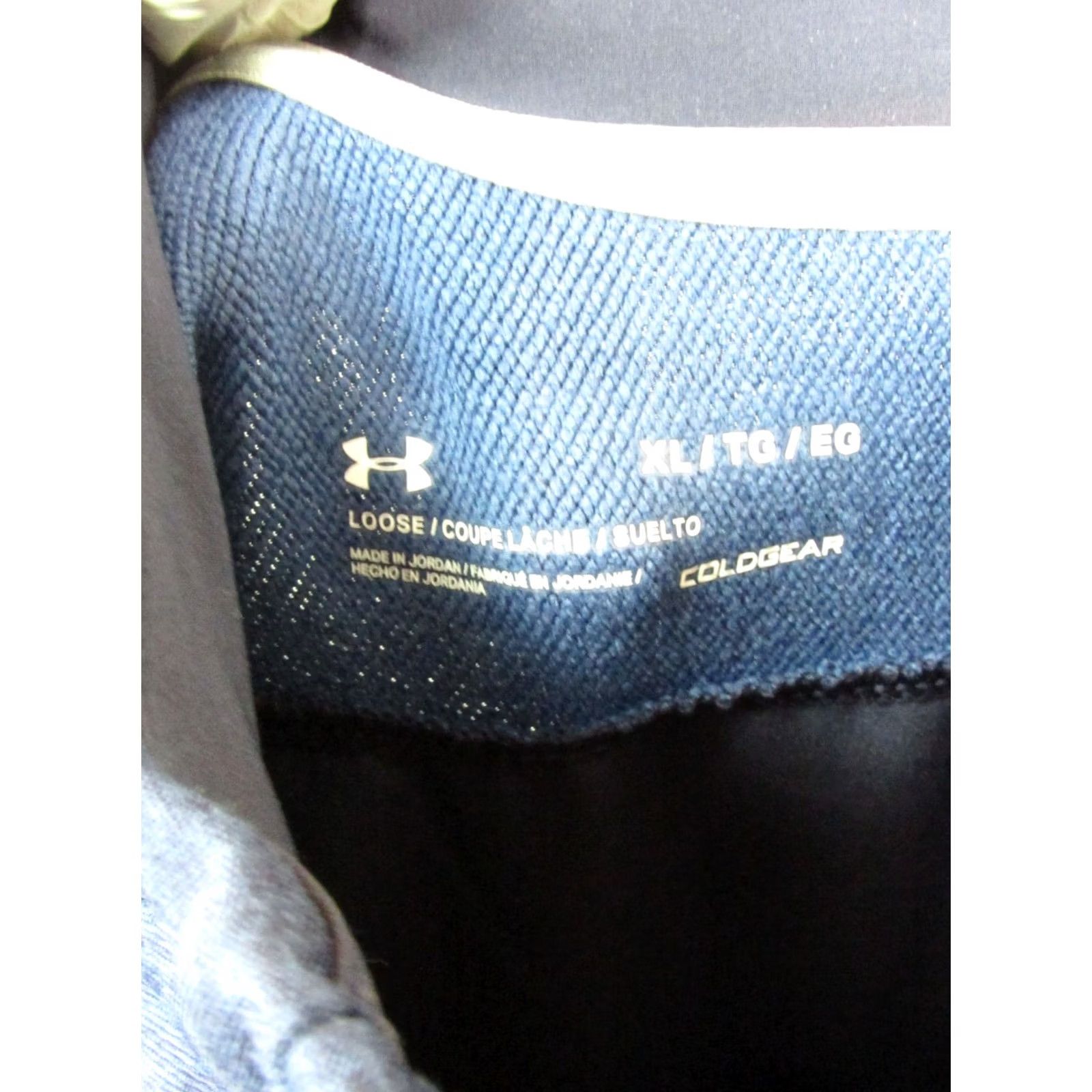 Under Armour Under Armour Jacket Mens XL Blue ColdGear Golf Storm 1/4 Zip Loose Size US XL / EU 56 / 4 - 5 Thumbnail