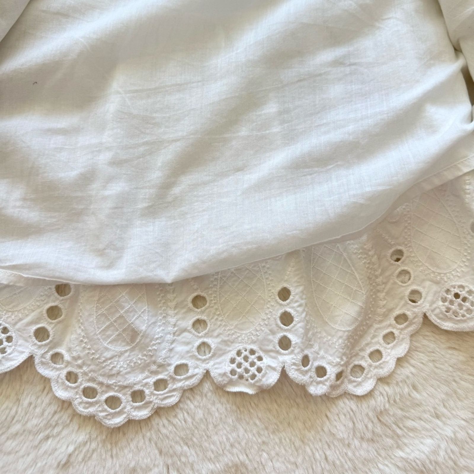 Veronica Beard Veronica Beard women white cotton layette dress size 4US Size S / US 4 / IT 40 - 11 Thumbnail