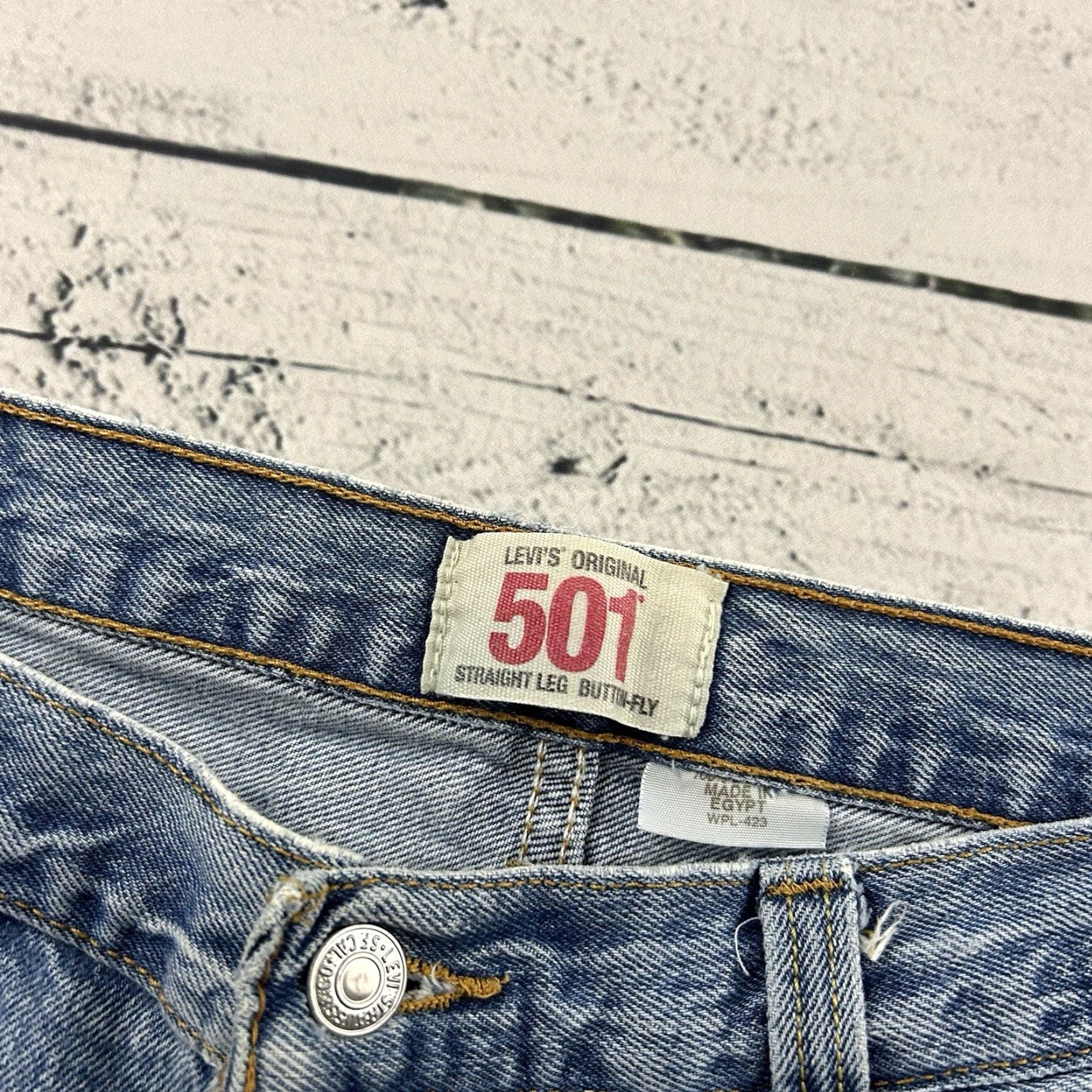 Levi's VTG Levi's 501 Original Fit Jeans Mens 36x36 Blue Denim Straight Mid Wash Denim Blue 501 Original Fit Mens Jeans Size US 36 / EU 52 - 3 Thumbnail