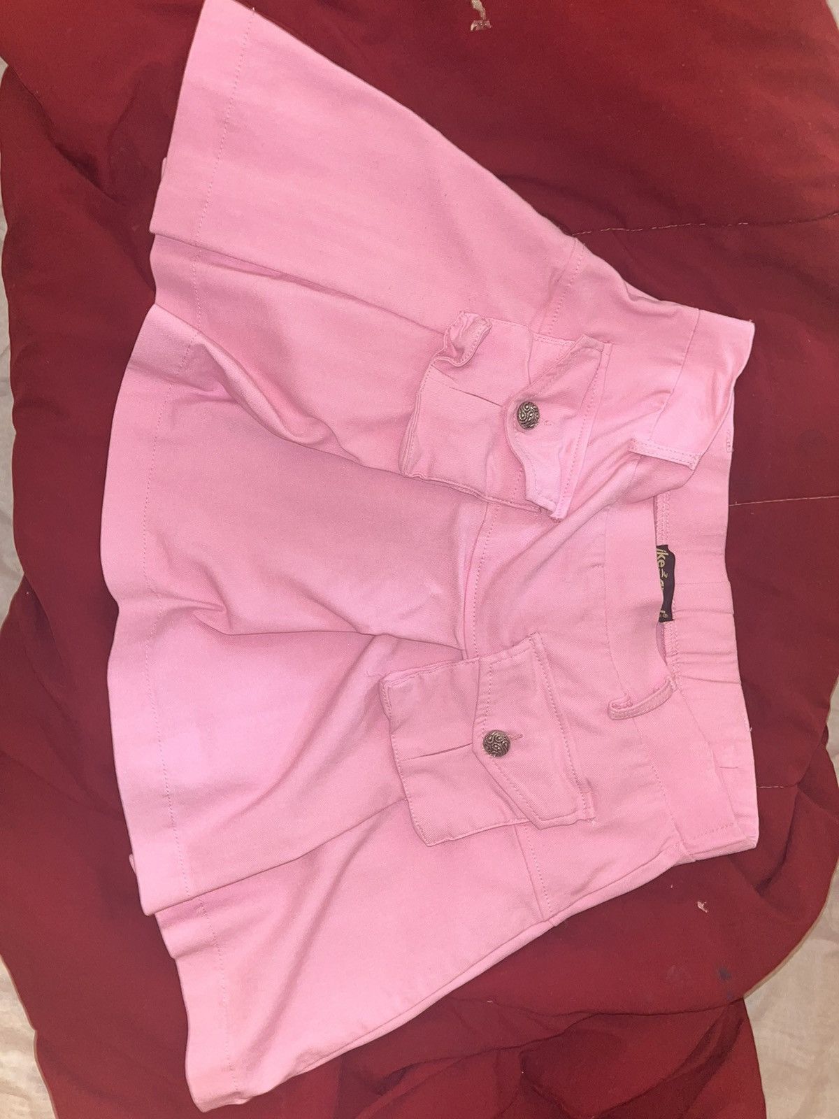 Designer Pink cargo skirt Size 31" - 1 Thumbnail