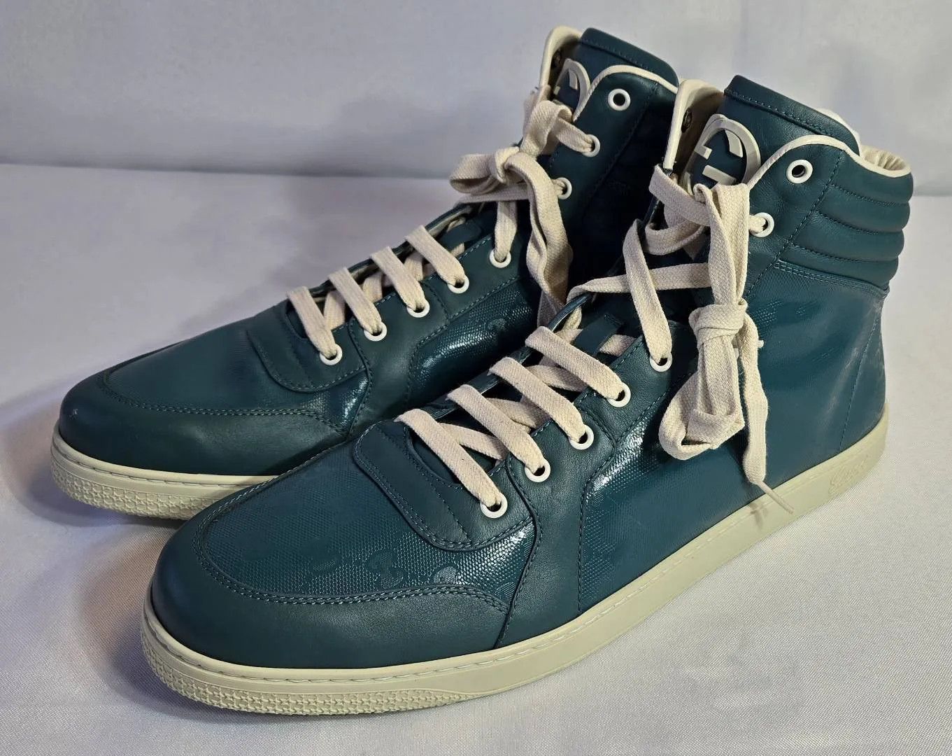 Gucci Gucci Coda High Top Sneakers - canvas & leather Size US 15 / EU 48 - 2 Thumbnail