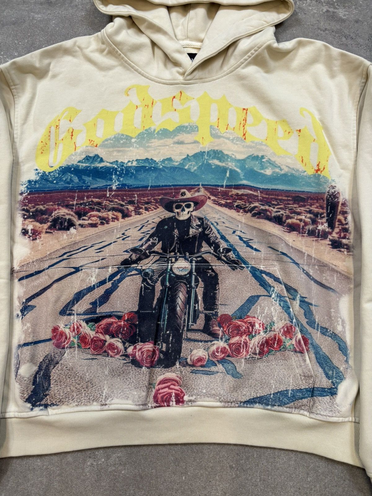 Godspeed Godspeed Long Lonely Road Hoodie, Bone Size US XS / EU 42 / 0 - 3 Thumbnail