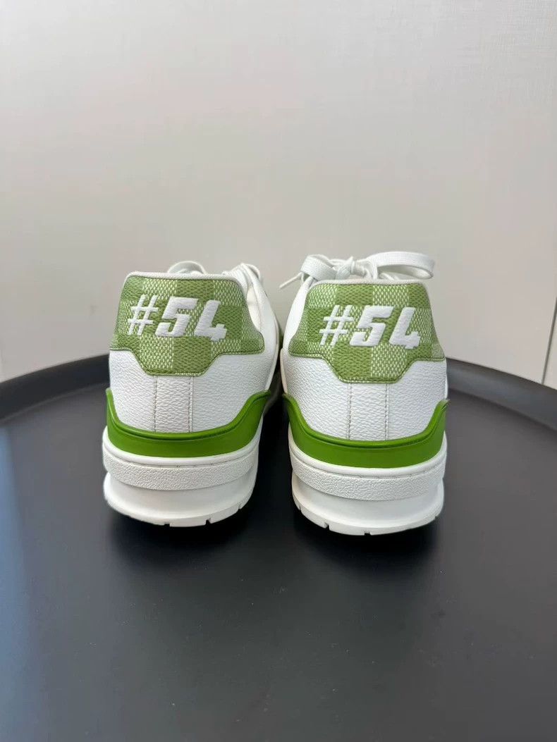 Louis Vuitton Louis Vuitton Golf series white and green checkerboard sho Size US 10 / EU 43 - 4 Thumbnail