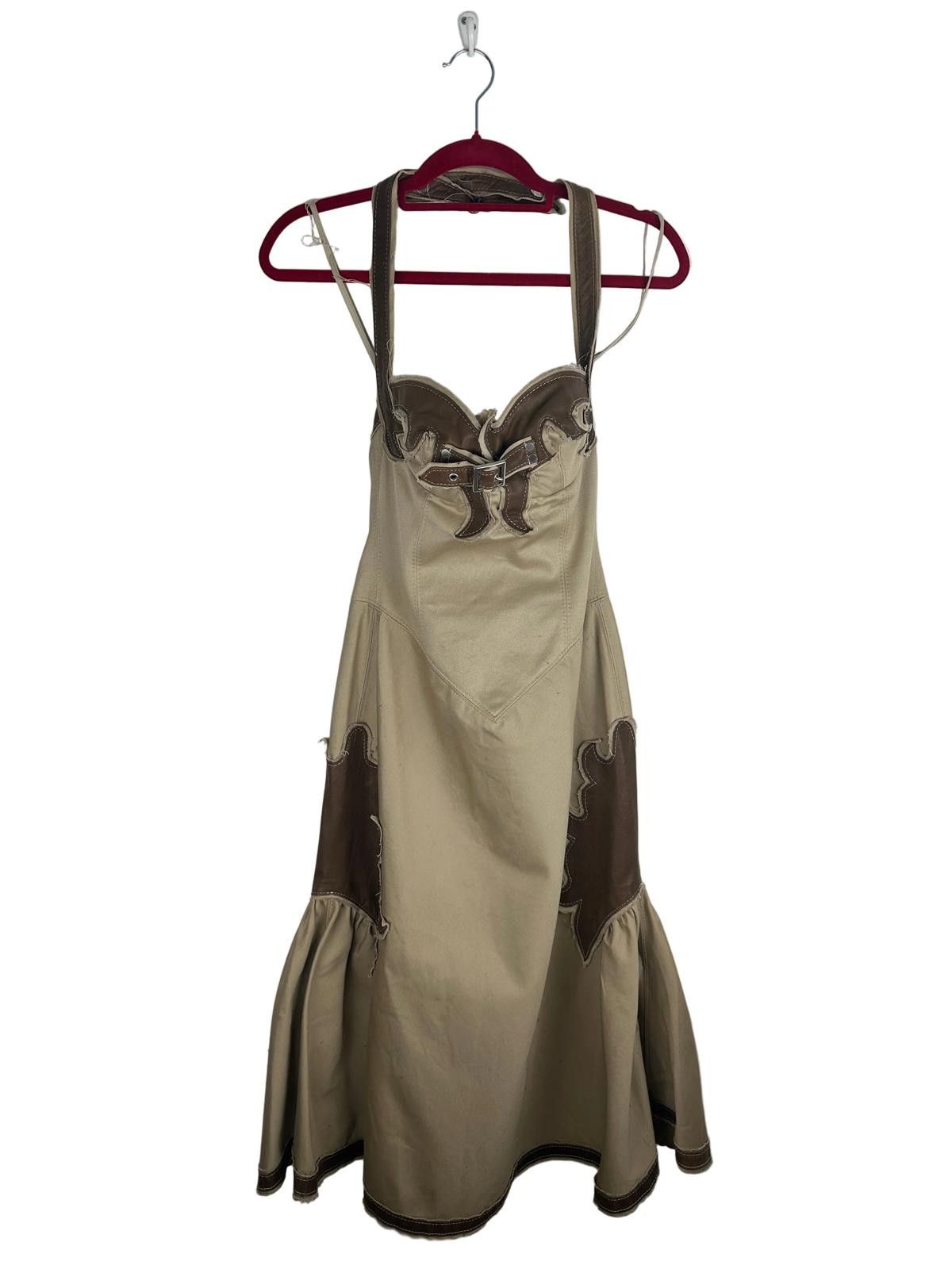 Dsquared2 DSquared² S/S 2006 Western Leather Detail Dress Size S / US 4 / IT 40 - 3 Thumbnail