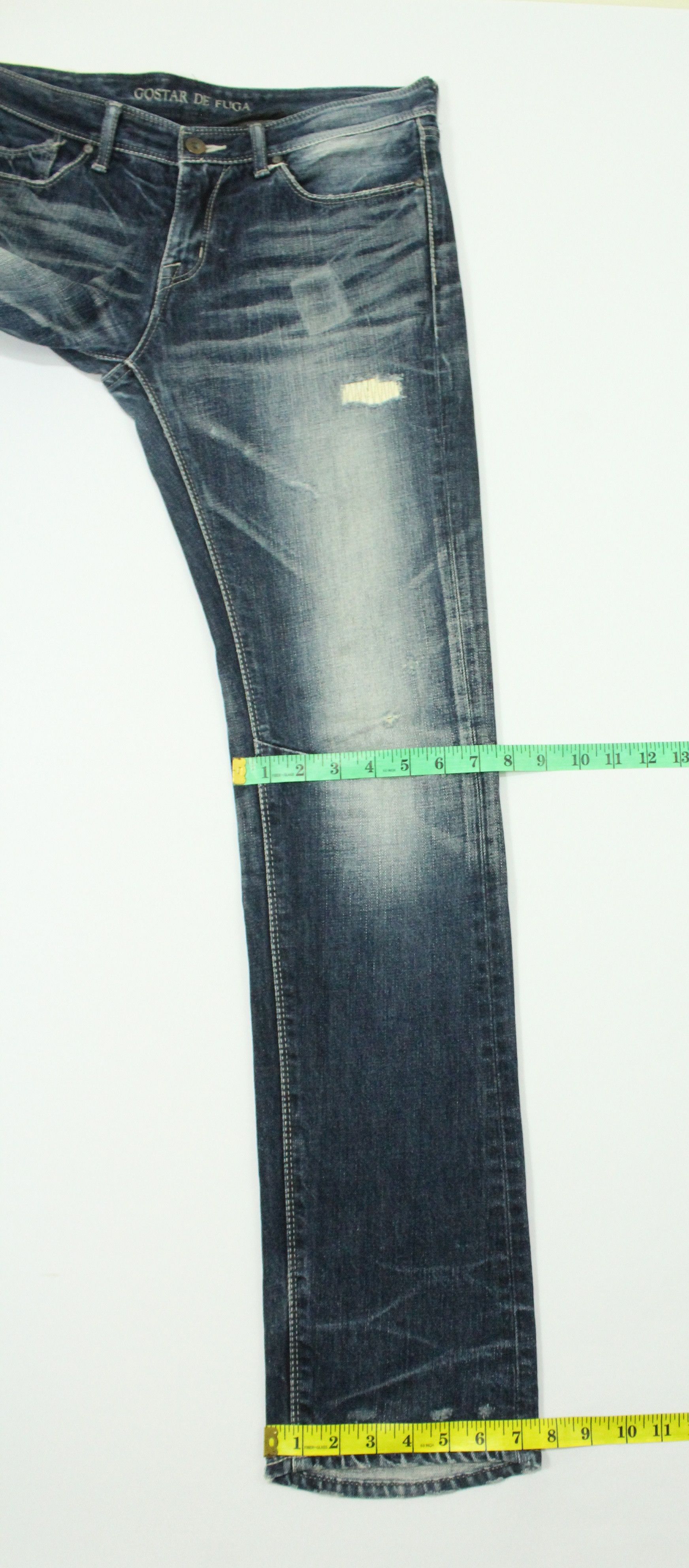 GOSTAR DE FUGA GOSTAR DE FUGA Denim Distressed APC Helmut Lang Acne Size US 32 / EU 48 - 23 Thumbnail