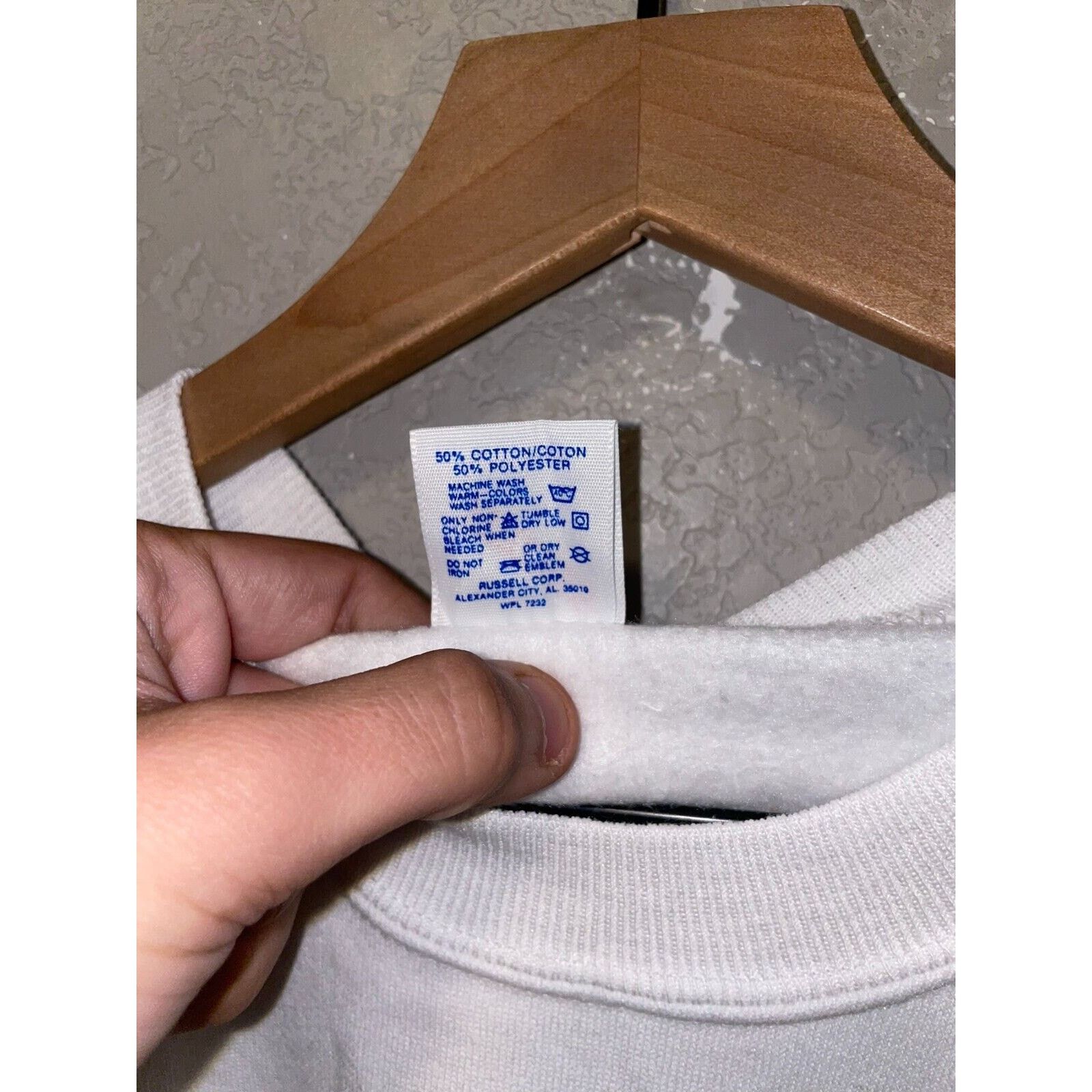 Jerzees Vintage Teacher Sweatshirt National Project Wet Water 90s L Size US L / EU 52-54 / 3 - 8 Thumbnail