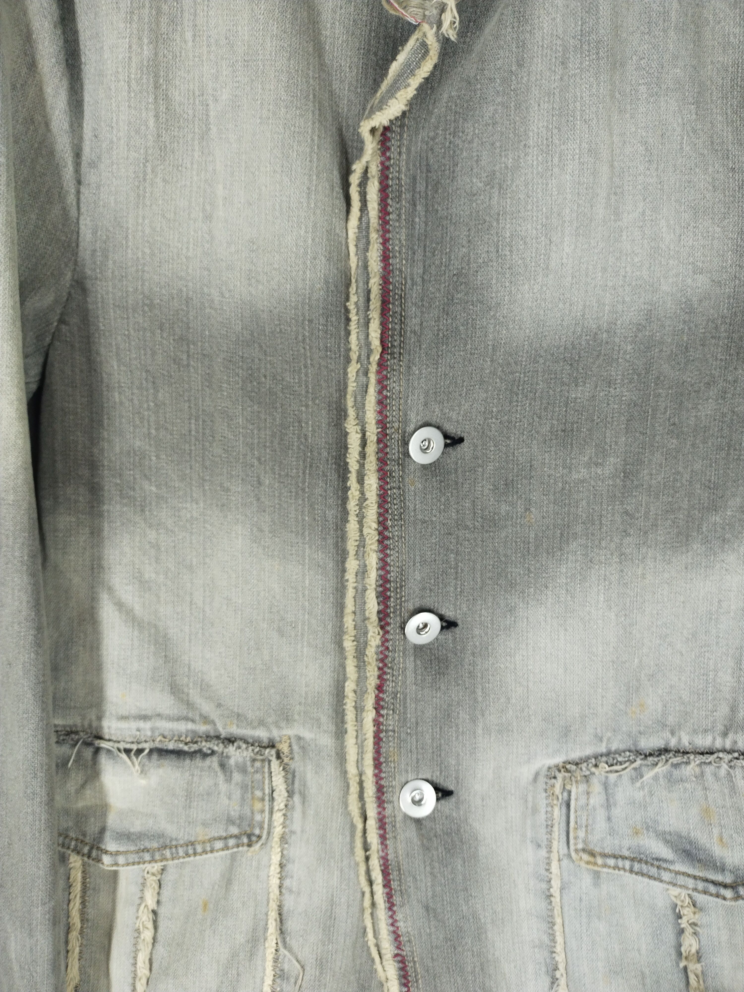 If Six Was Nine × Vintage Vintage Point Loma Denim Distressed Faded Jacket Rare Size US M / EU 48-50 / 2 - 4 Thumbnail