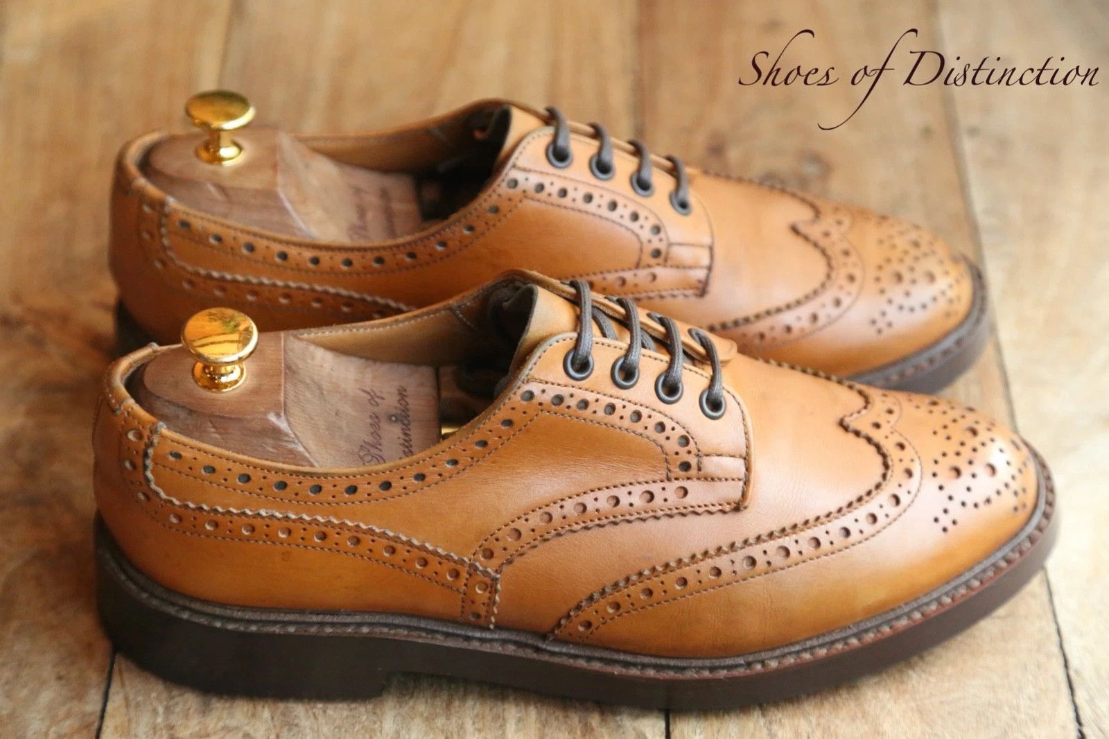 Tricker's Tricker’s Bourton country brogue derby shoes (England) Size US 9.5 / EU 42-43 - 3 Thumbnail
