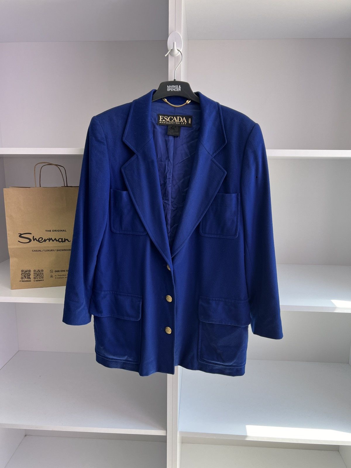 Escada × Vintage Vintage Women’s Escada Blazer Size XS / US 0-2 / IT 36-38 - 1 Thumbnail