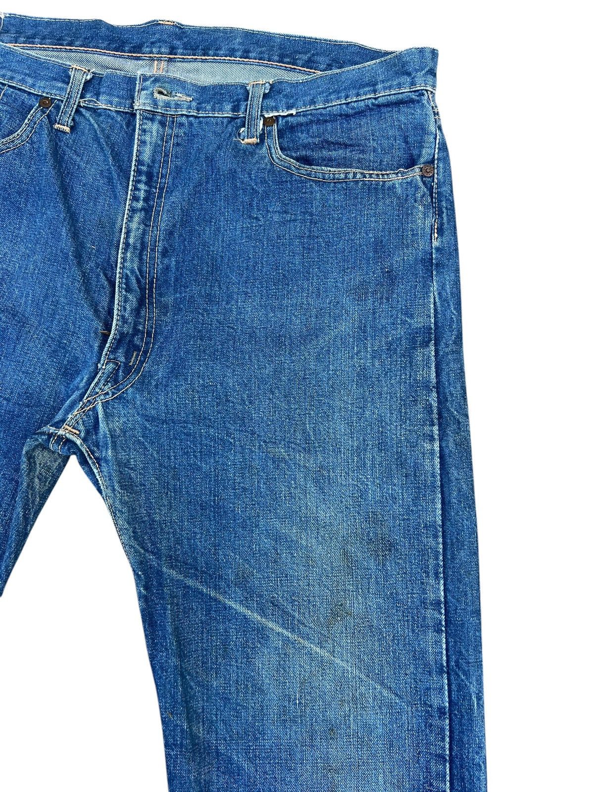Vintage RARE! Vintage 60s Canton Fade Dirty Denim Selvedge Jeans Size US 36 / EU 52 - 9 Thumbnail