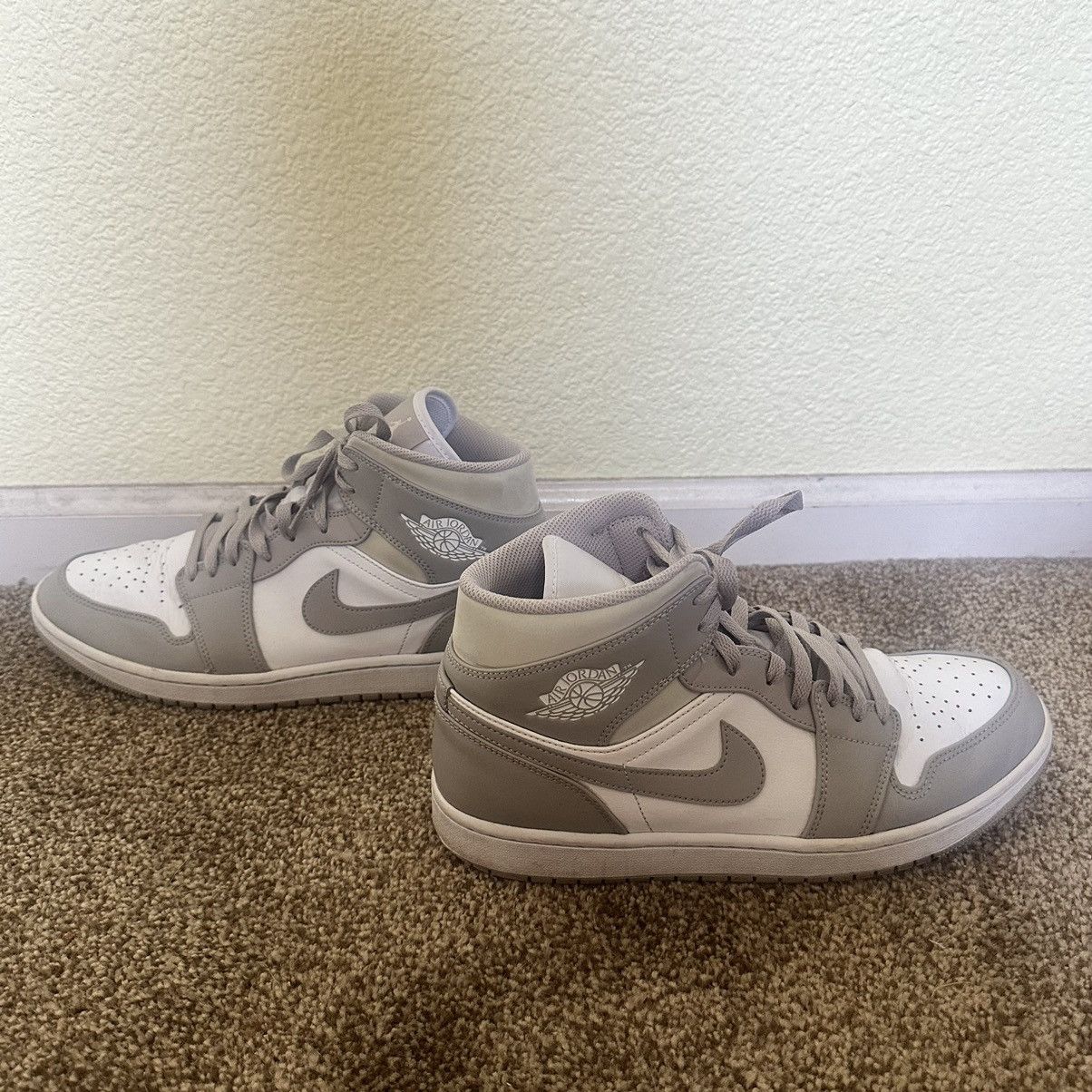Jordan Brand Air Jordan 1 Mid - linen grey (11) Size US 11 / EU 44 - 2 Thumbnail