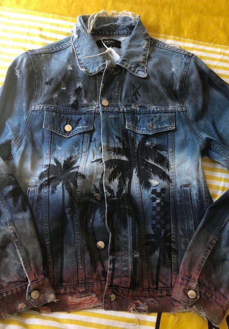 Amiri Amiri Classic 18ss Coconut Tree Rendering Jacket-2506 Size US S / EU 44-46 / 1 - 1 Thumbnail
