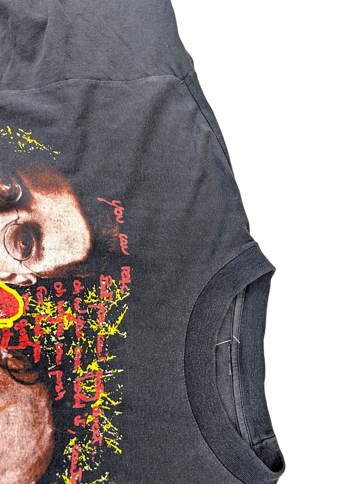 Vintage U2 Vintage 90s Single Stiched Rap Graphic Tee Merch Band Size US L / EU 52-54 / 3 - 9 Thumbnail