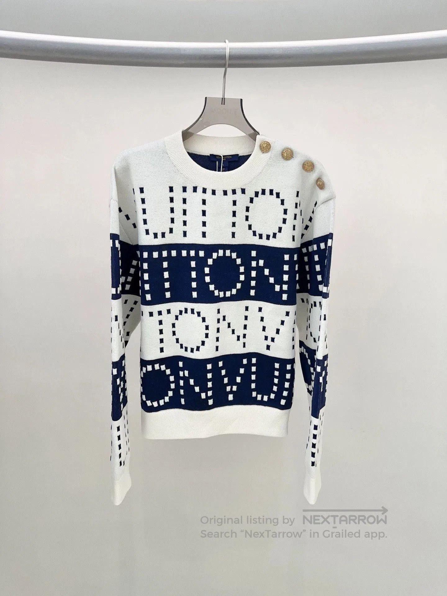 Louis Vuitton Multi Pattern Long Sleeve Knit Sweater S. Size US S / EU 44-46 / 1 - 1 Thumbnail