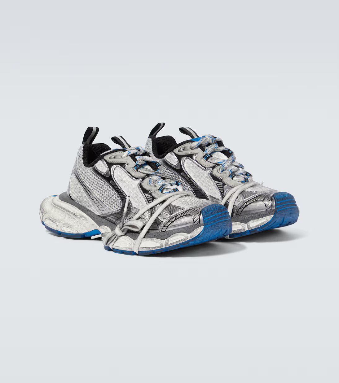 Balenciaga Balenciaga 3XL sneaker blue white Size US 8 / EU 41 - 1 Thumbnail