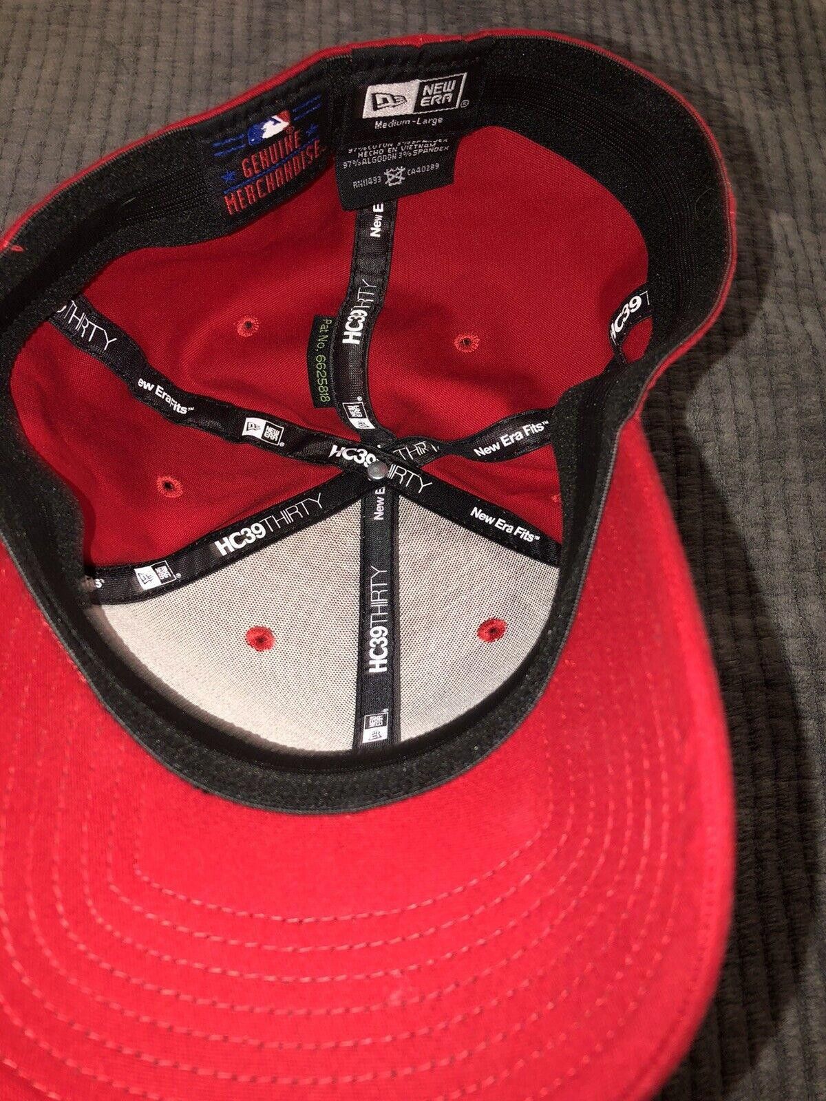 New Era Nationals New Era HC39Thirty Red Side Logo S/M Hat Size ONE SIZE - 6 Thumbnail