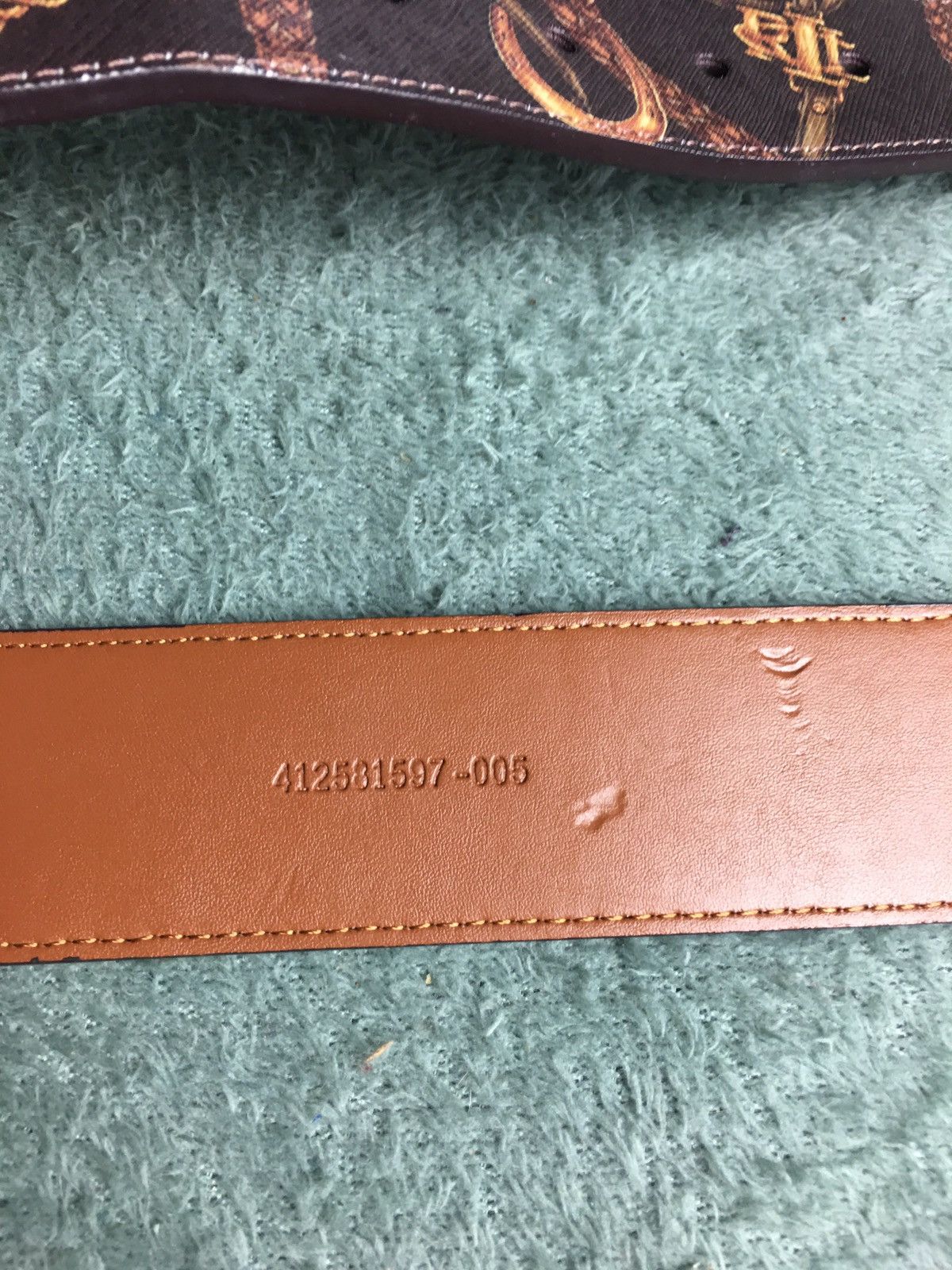 Lauren Ralph Lauren × Ralph Lauren RALPH LAUREN Belt Bridle Equestrian Crosshatch Logo RLL Size ONE SIZE - 10 Thumbnail