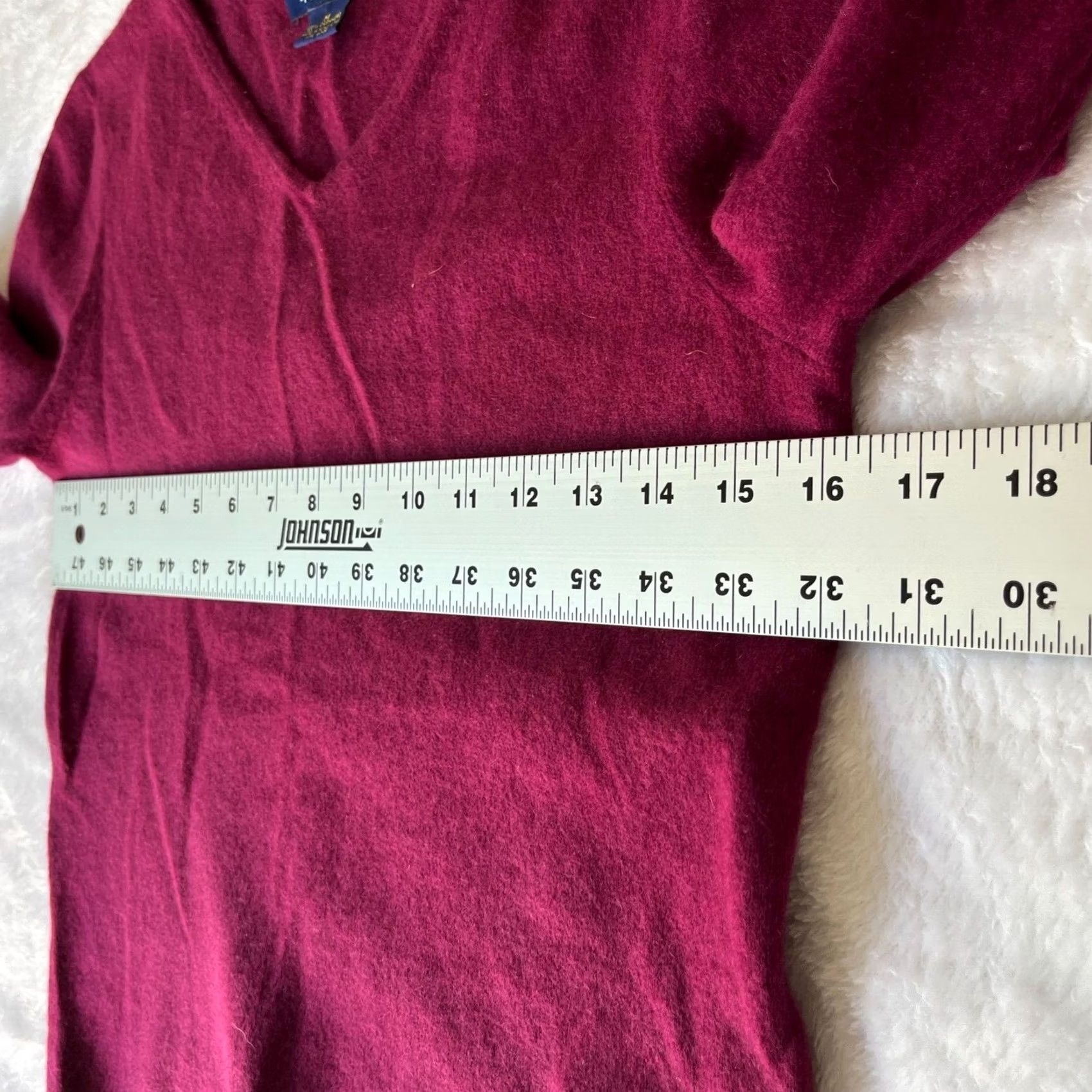 Charter Club Charter Club Womens Red 2-Ply Cashmere Knit V-Neck Sweater Pullover M Casual Comfortable Knitwear Size M / US 6-8 / IT 42-44 - 5 Thumbnail