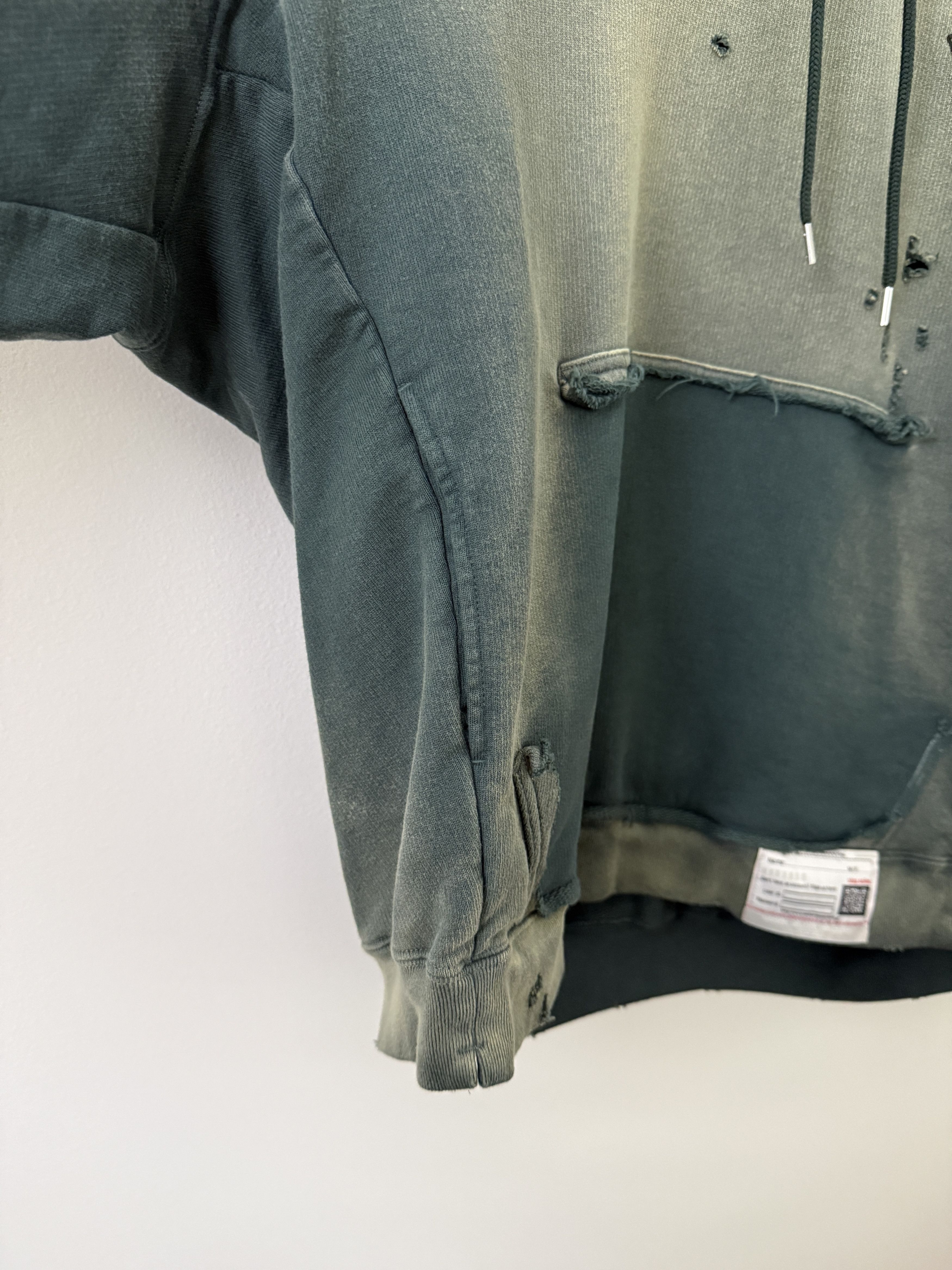 Maison MIHARA YASUHIRO Sun Faded Distressed Pullover Hoodie Size US S / EU 44-46 / 1 - 13 Thumbnail