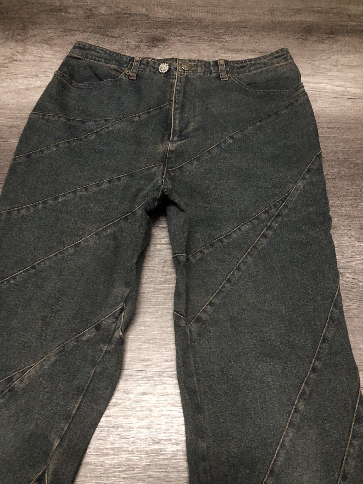 If Six Was Nine × Japanese Brand × Le Grande Bleu (L.G.B.) VINTAGE VIVA PRESTO HAGI FLARED DESIGN HYSTERIC GLAMOUR Size 30" / US 8 / IT 44 - 3 Thumbnail