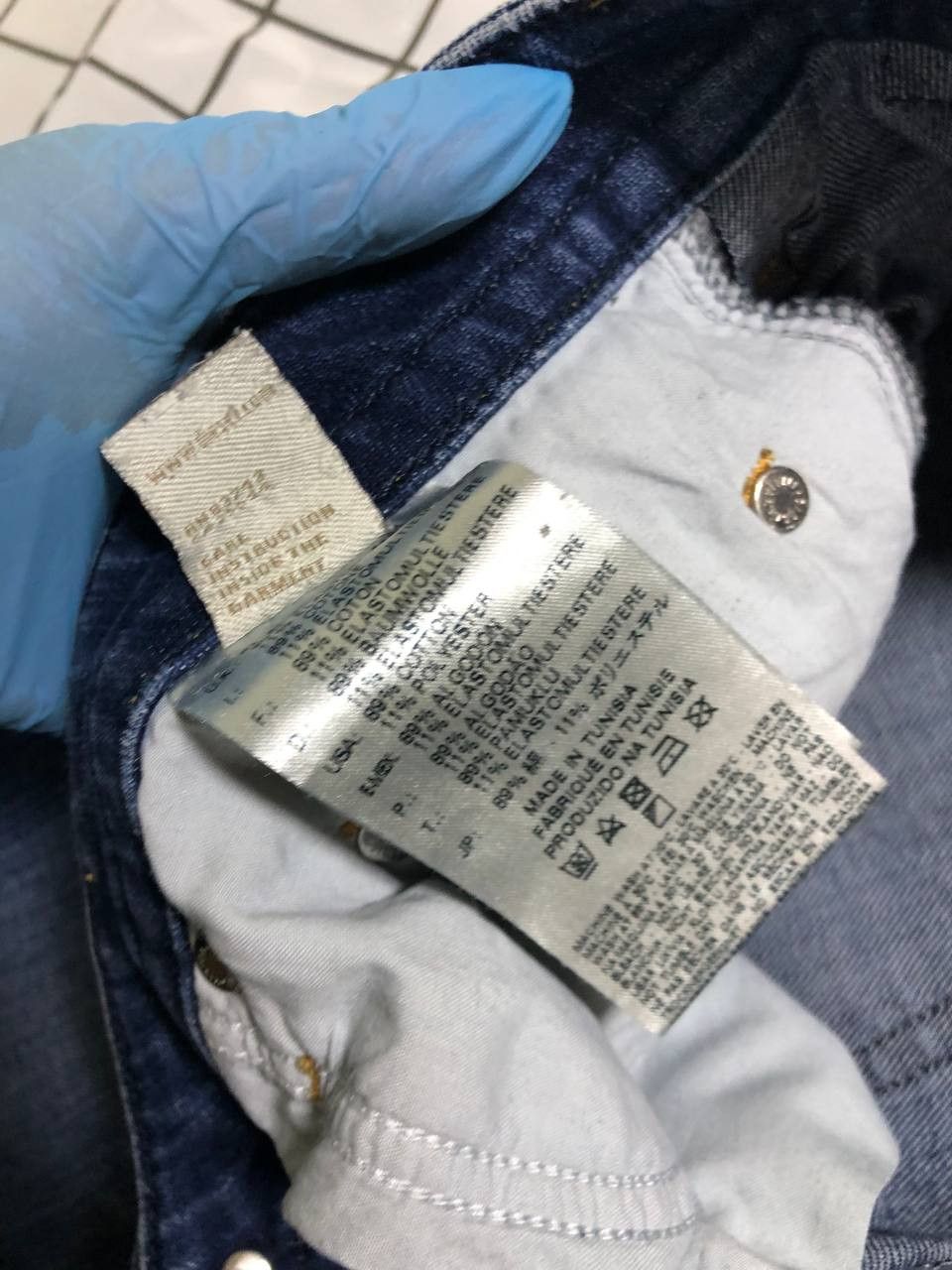 Diesel Diesel Thavar 0880G Faded Whiskered Denim Slim Jeans Size US 32 / EU 48 - 15 Thumbnail