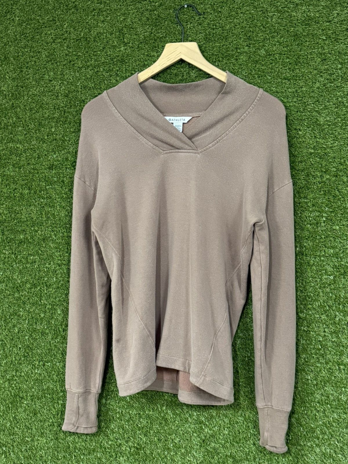 Athleta Athleta Pull Over Brown / Mocha Coffee Sweater XXS Size XXS / US 00 / IT 34 - 1 Thumbnail