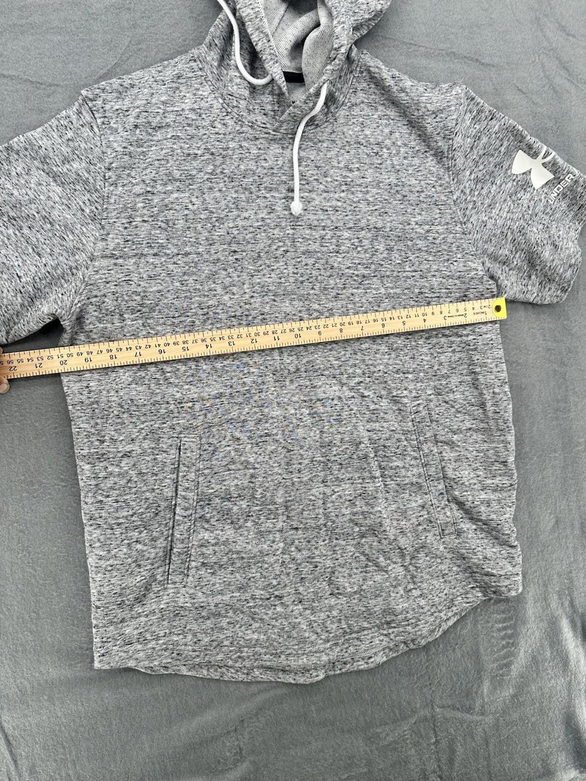 Under Armour Under Armour Short Sleeve Hoodie Men’s Medium Heather Gray Size US M / EU 48-50 / 2 - 7 Thumbnail