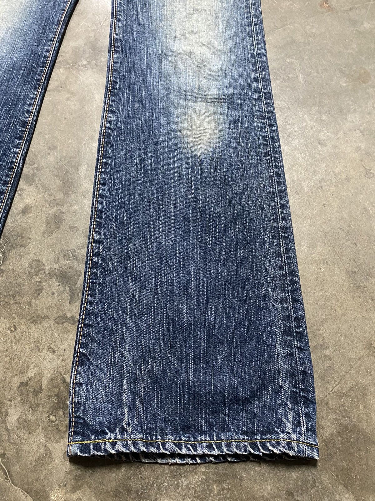 Edwin × If Six Was Nine × Tornado Mart Flare Jeans Vintage Edwin Distressed Denim @act231 Size US 30 / EU 46 - 9 Thumbnail