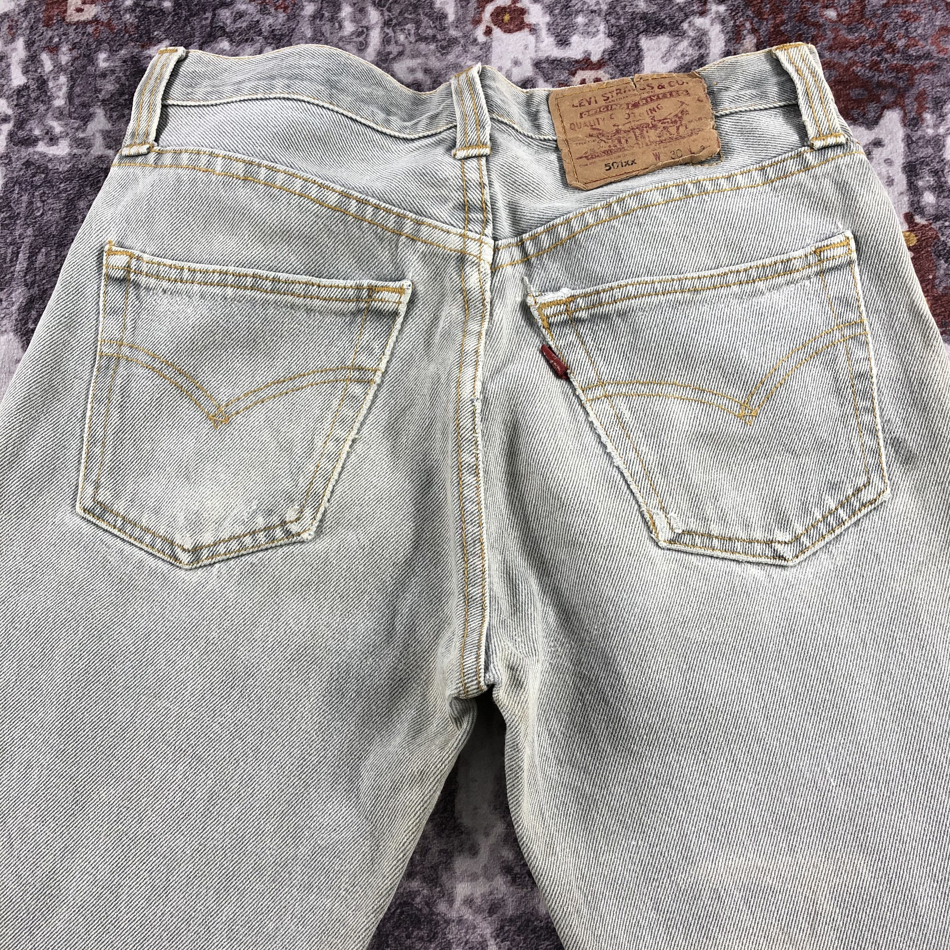 Levi's × Vintage Vintage 90s Ash Gray Levis 501 Jeans-JM2677 Size US 28 / EU 44 - 5 Thumbnail