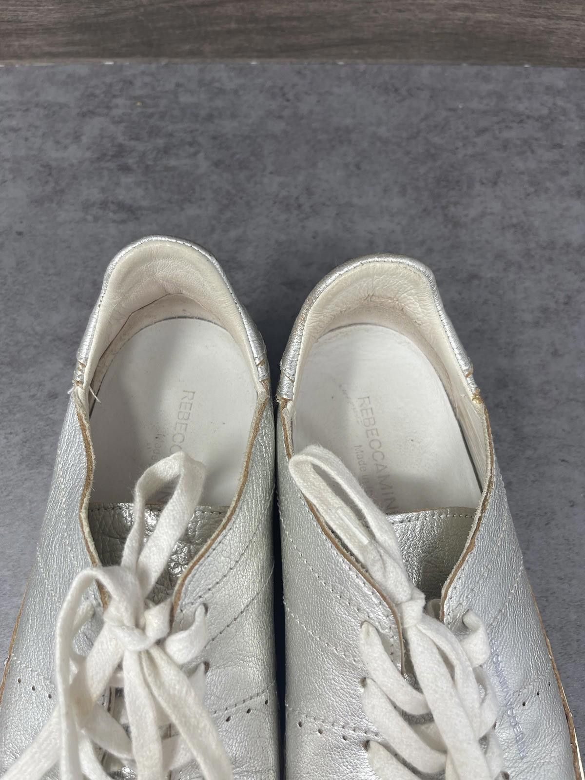 Other Rebecca Minkoff Shoes Womens Size 8 Metallic Silver Lace Up Size US 8 / IT 38 - 9 Thumbnail