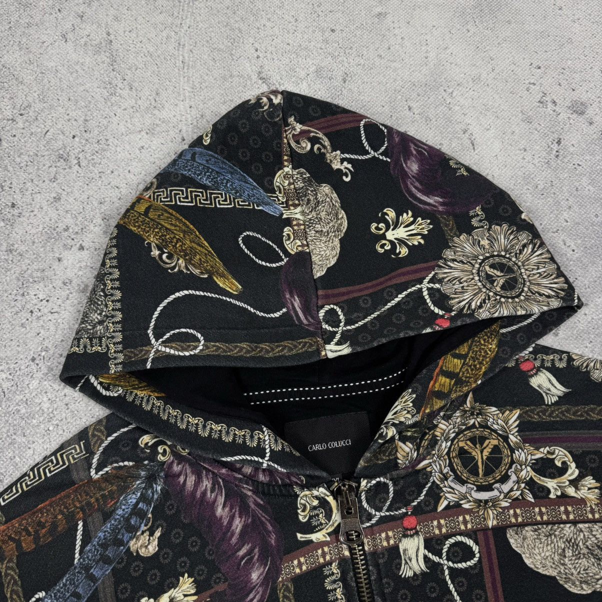 Carlo Colucci Crazy Carlo Colucci Designer Zip Hoodie Ed Hardy Style Size US XXL / EU 58 / 5 - 9 Thumbnail