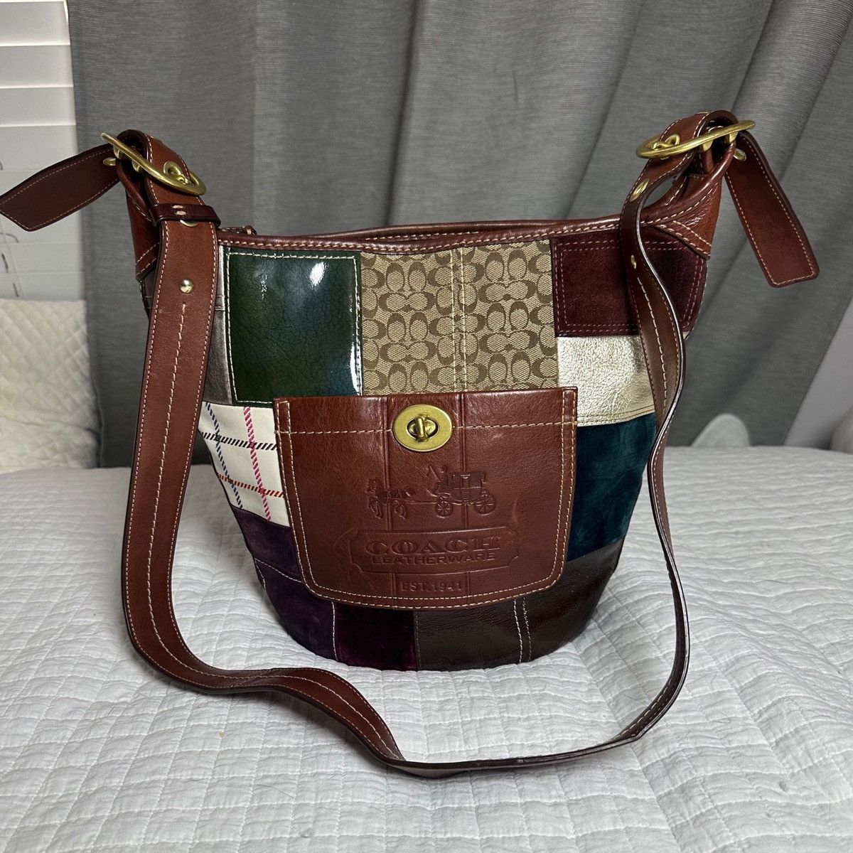 Coach Coach vintage patchwork crossbody bag Size ONE SIZE - 1 Thumbnail