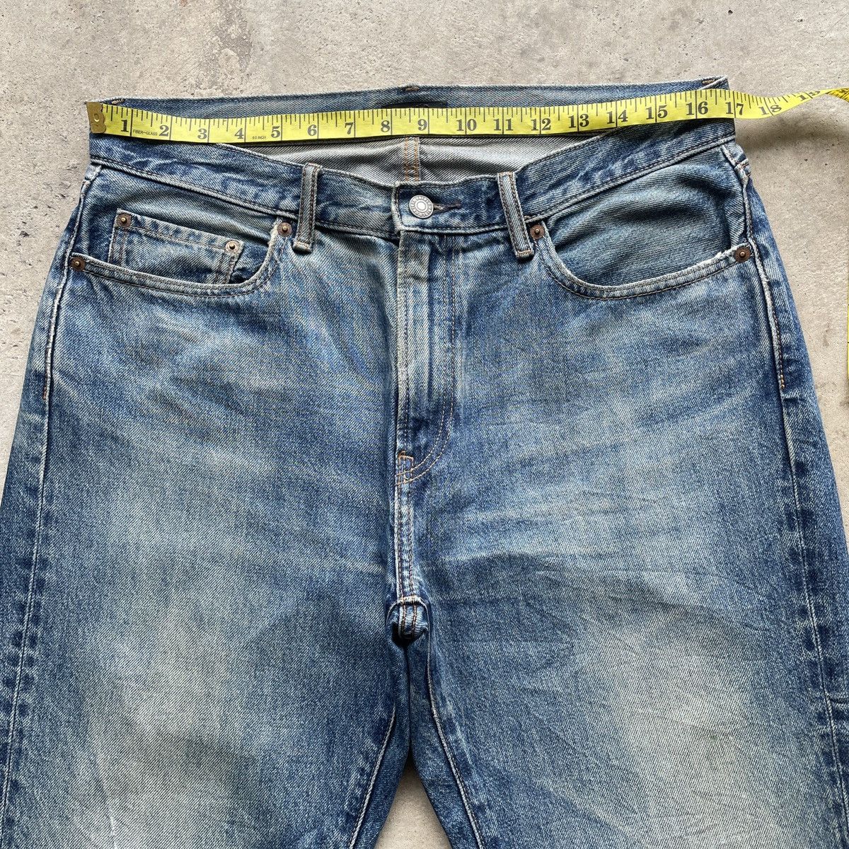 Japanese Brand W34💥 Vintage Japanese Brand Faded Jeans Mud Wash Denim Pants Size US 34 / EU 50 - 5 Thumbnail